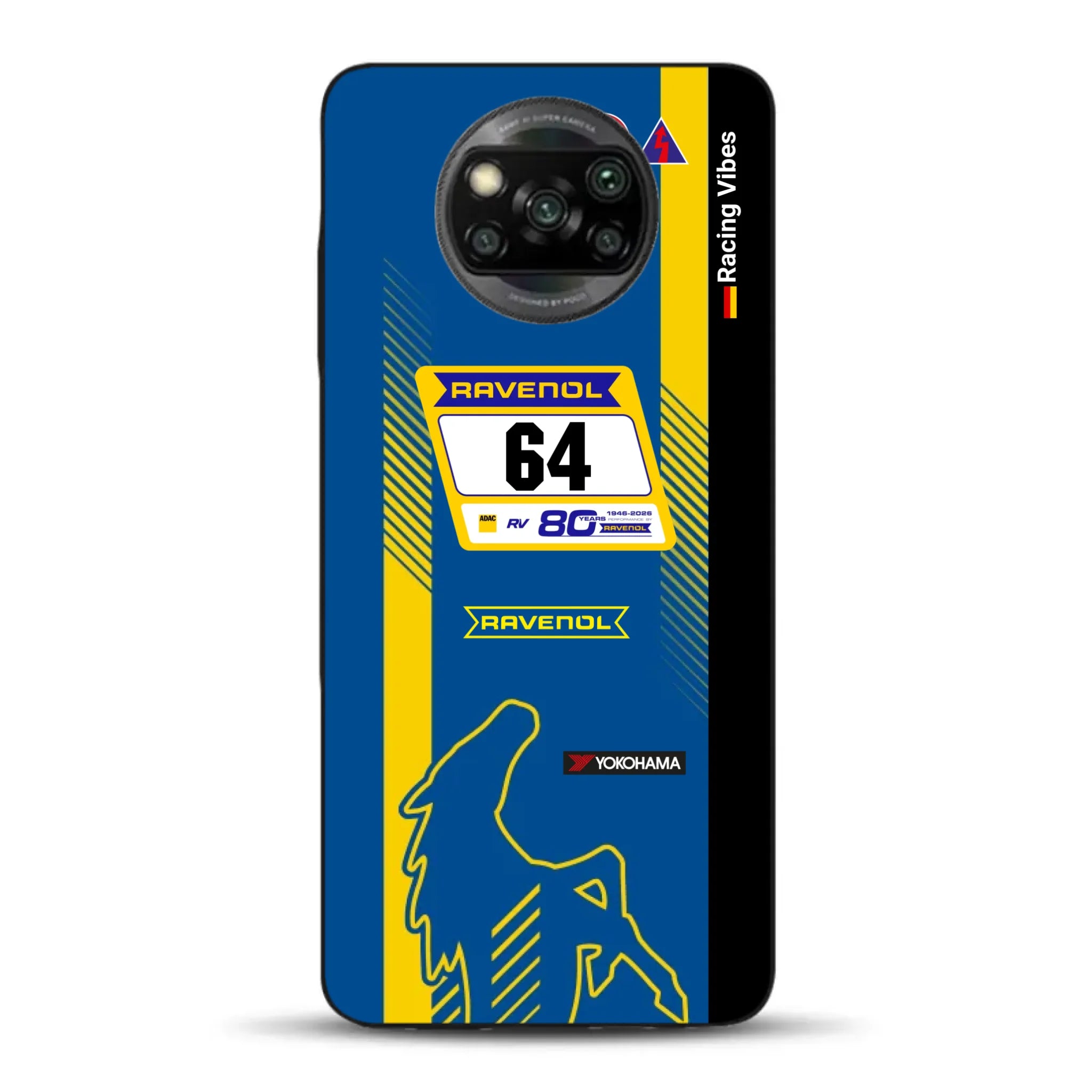 Mustang GT3 NLS 2026 Nürburgring Livery - Custodia per cellulare personalizzata per Xiaomi