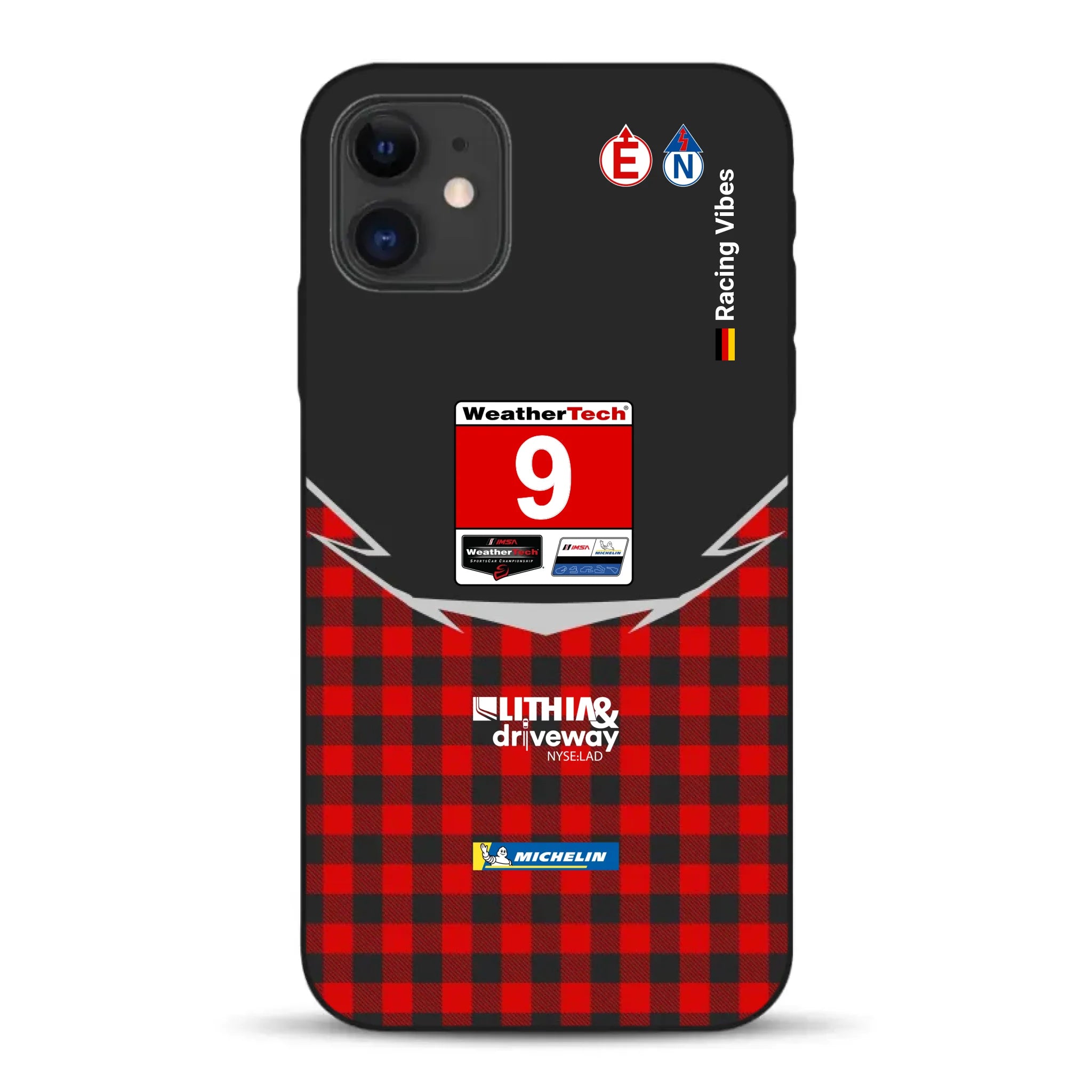 Pfaff Lamborghini Temerario GT3 IMSA 2026 Livery - Custodia per cellulare personalizzata per iPhone
