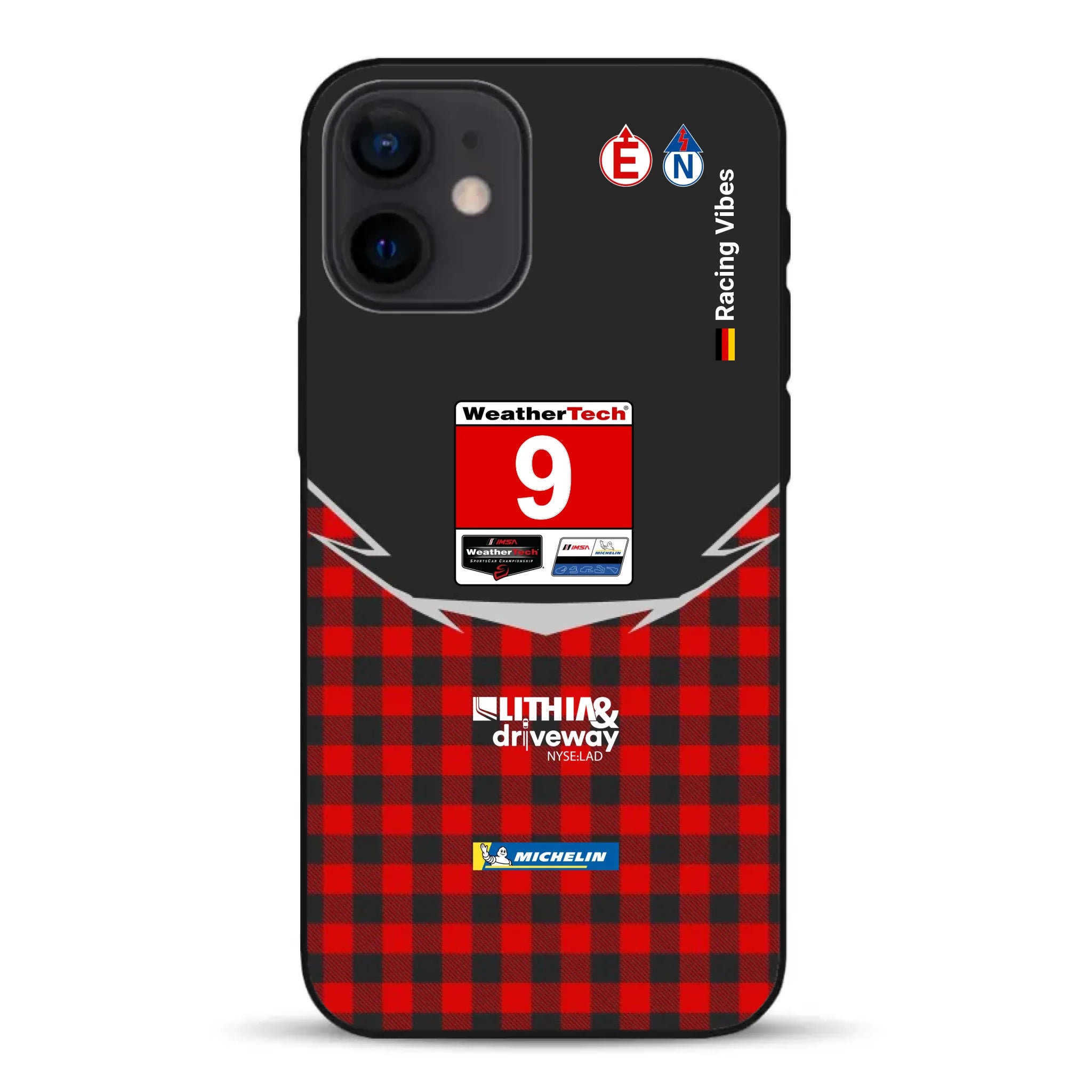 Pfaff Lamborghini Temerario GT3 IMSA 2026 Livery - Custodia per cellulare personalizzata per iPhone