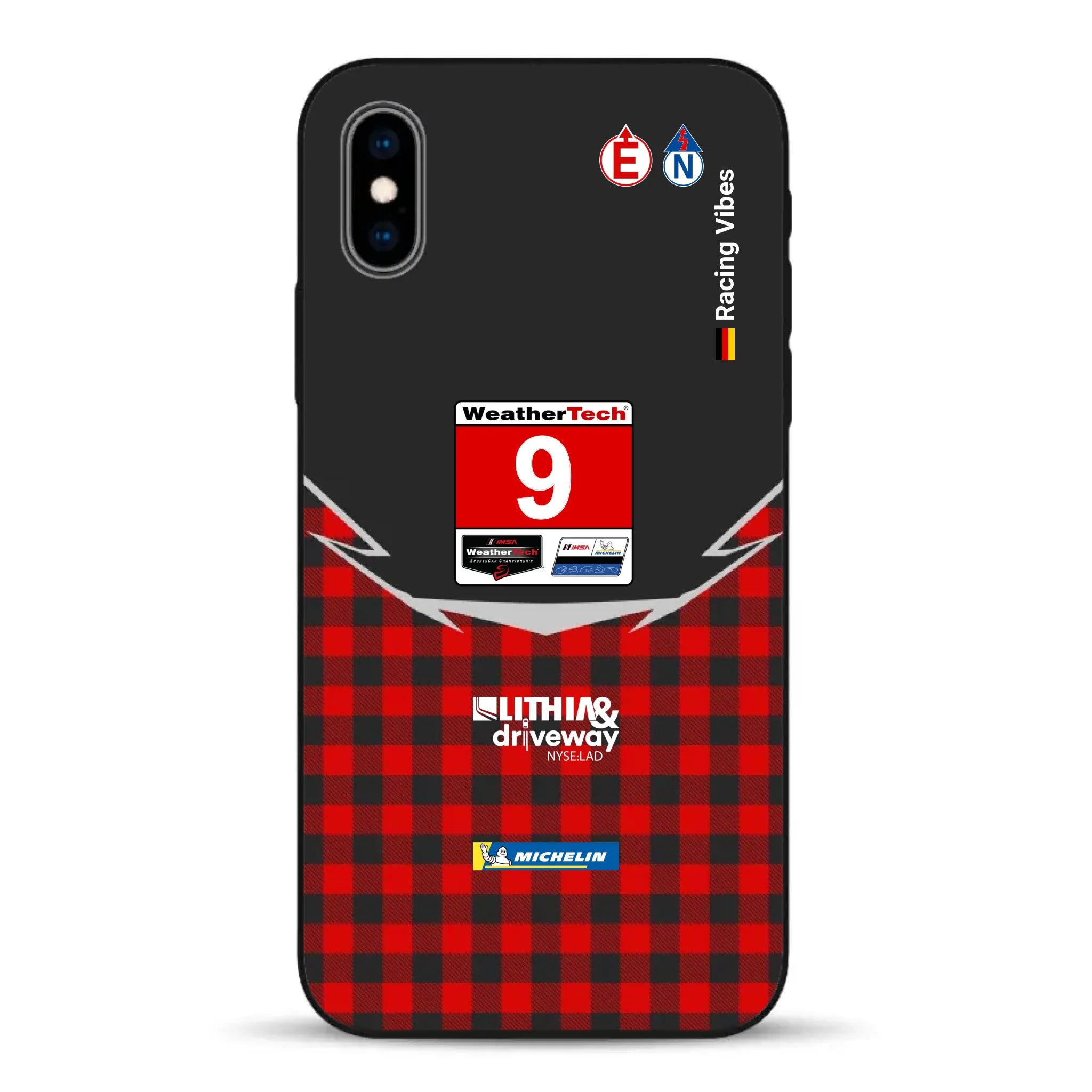 Pfaff Lamborghini Temerario GT3 IMSA 2026 Livery - Custodia per cellulare personalizzata per iPhone