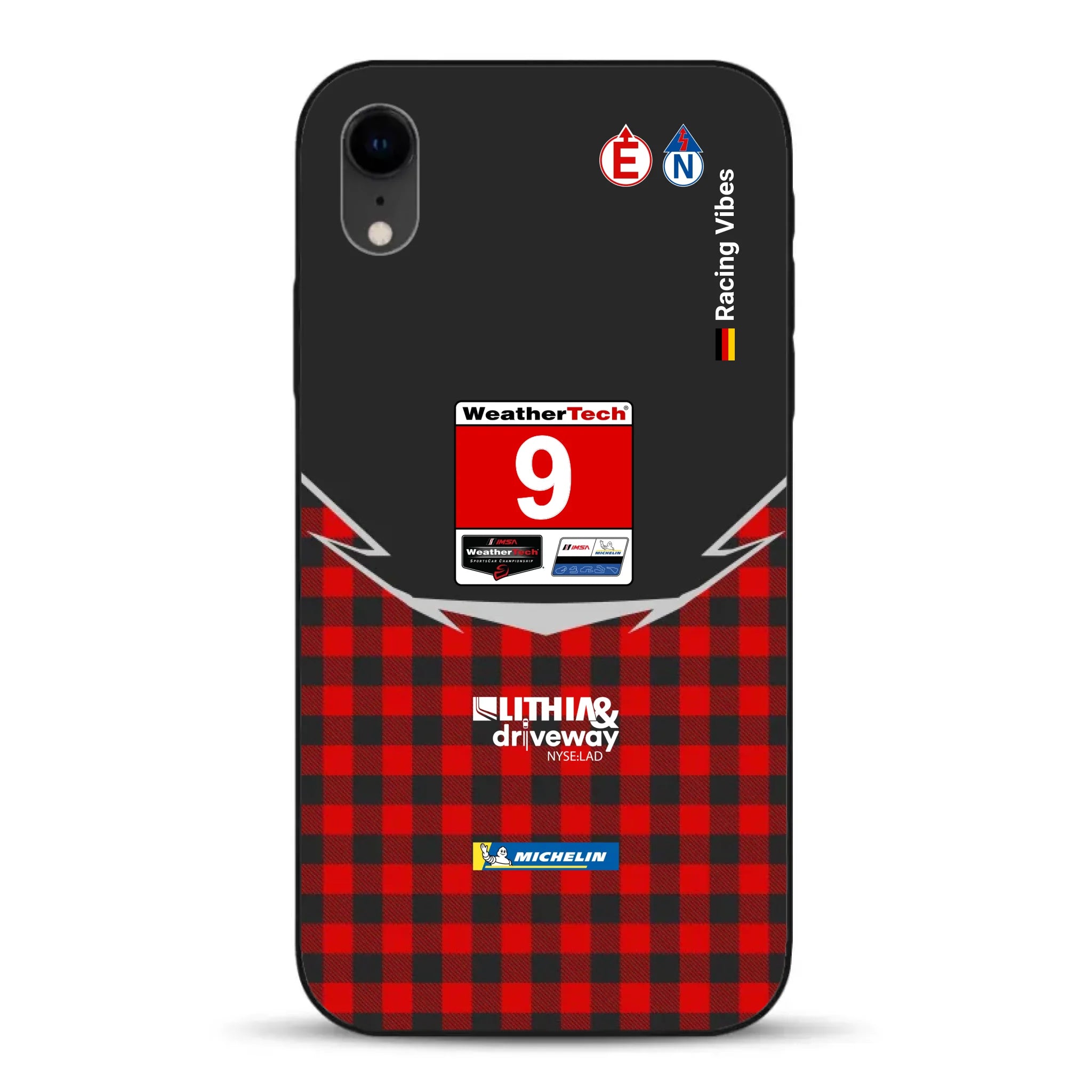 Pfaff Lamborghini Temerario GT3 IMSA 2026 Livery - Custodia per cellulare personalizzata per iPhone