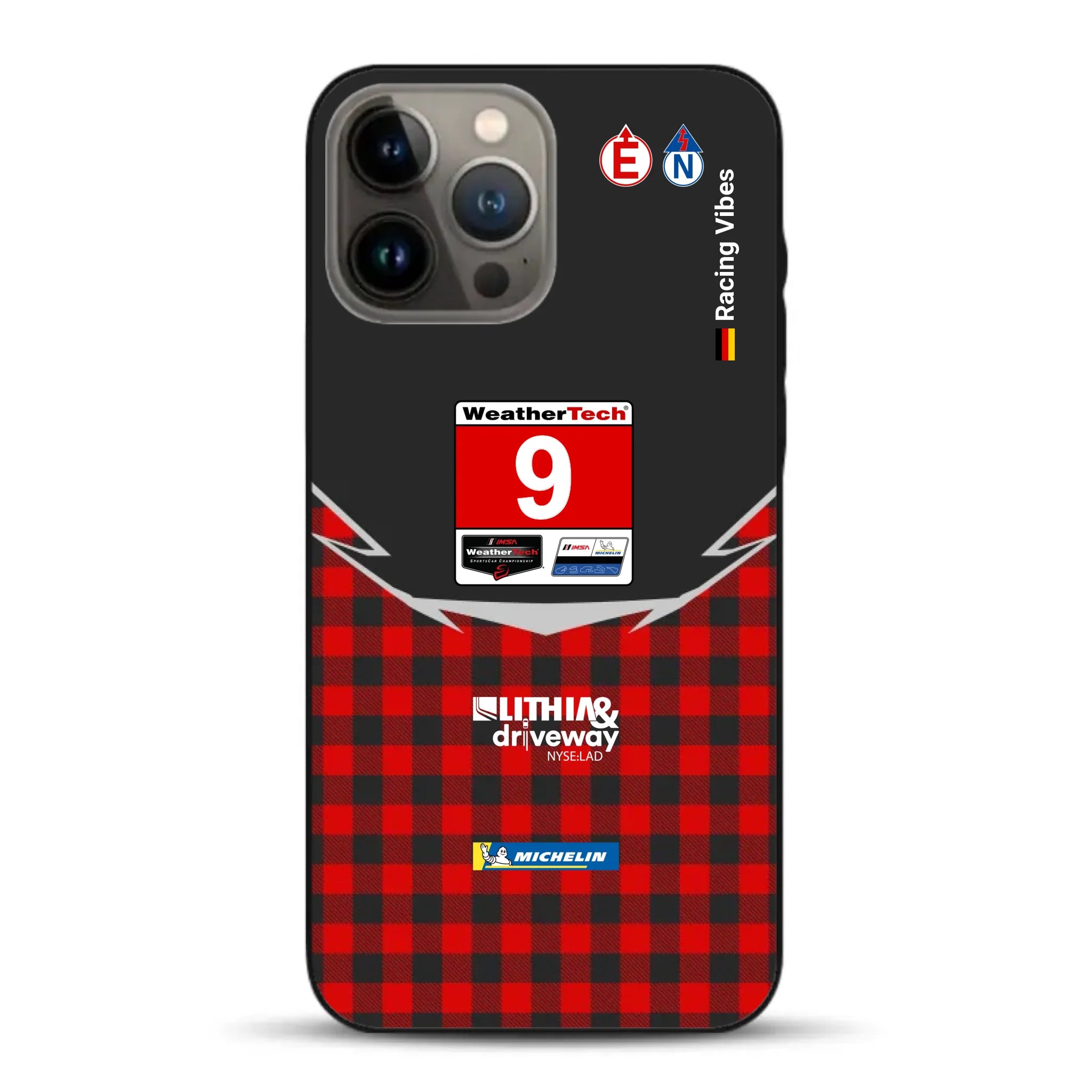 Pfaff Lamborghini Temerario GT3 IMSA 2026 Livery - Custodia per cellulare personalizzata per iPhone