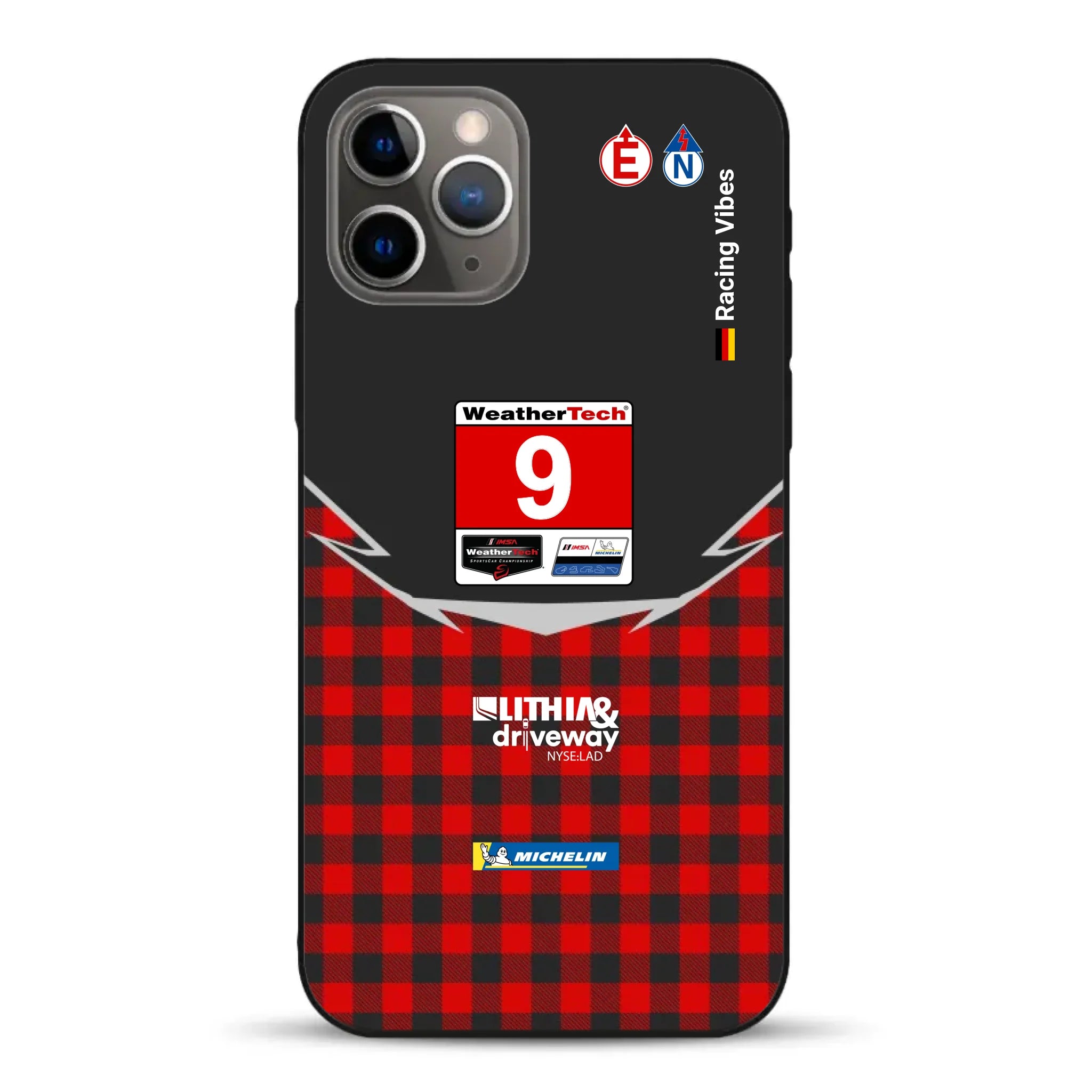 Pfaff Lamborghini Temerario GT3 IMSA 2026 Livery - Custodia per cellulare personalizzata per iPhone