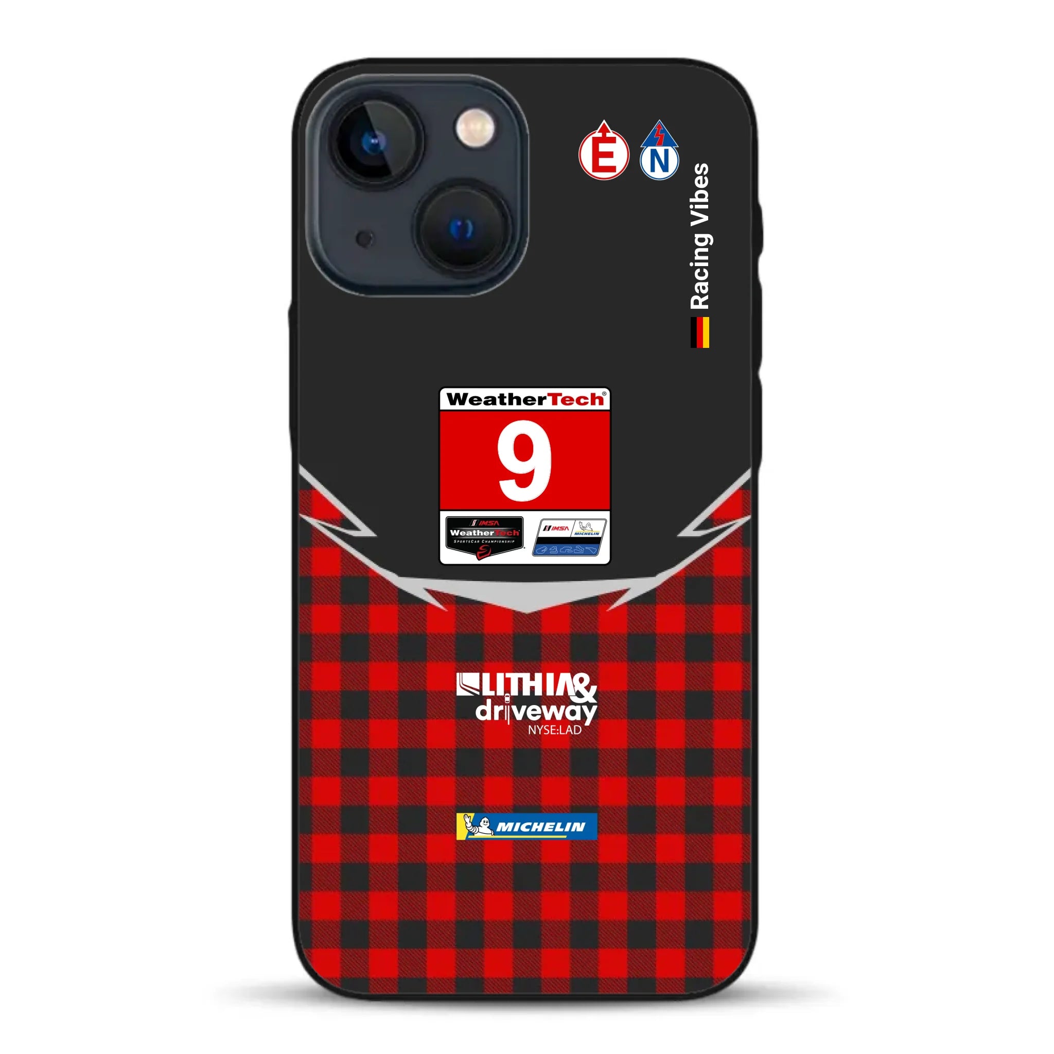 Pfaff Lamborghini Temerario GT3 IMSA 2026 Livery - Custodia per cellulare personalizzata per iPhone
