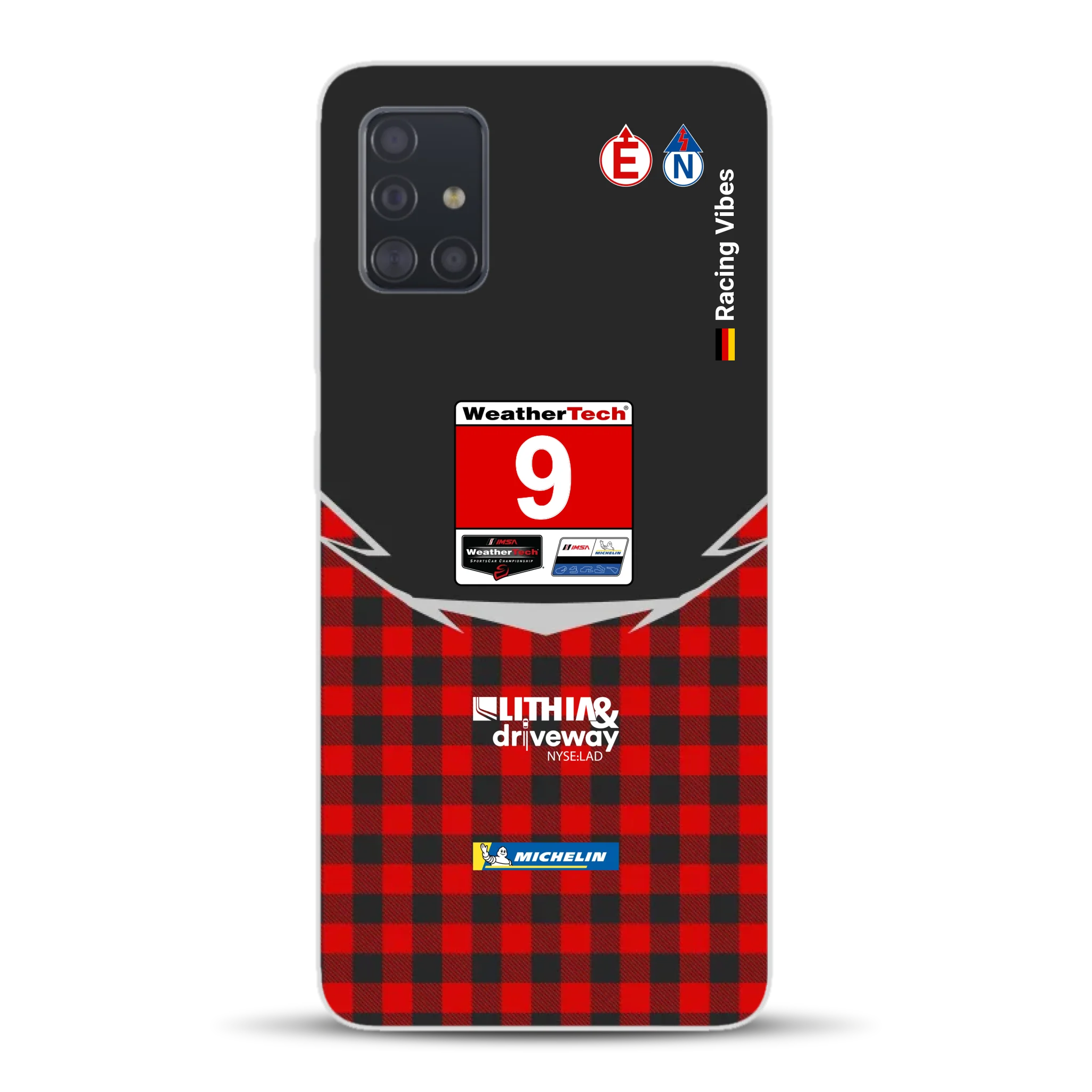 Pfaff Lamborghini Temerario GT3 IMSA 2026 Livery - Custodia per cellulare personalizzata per Samsung