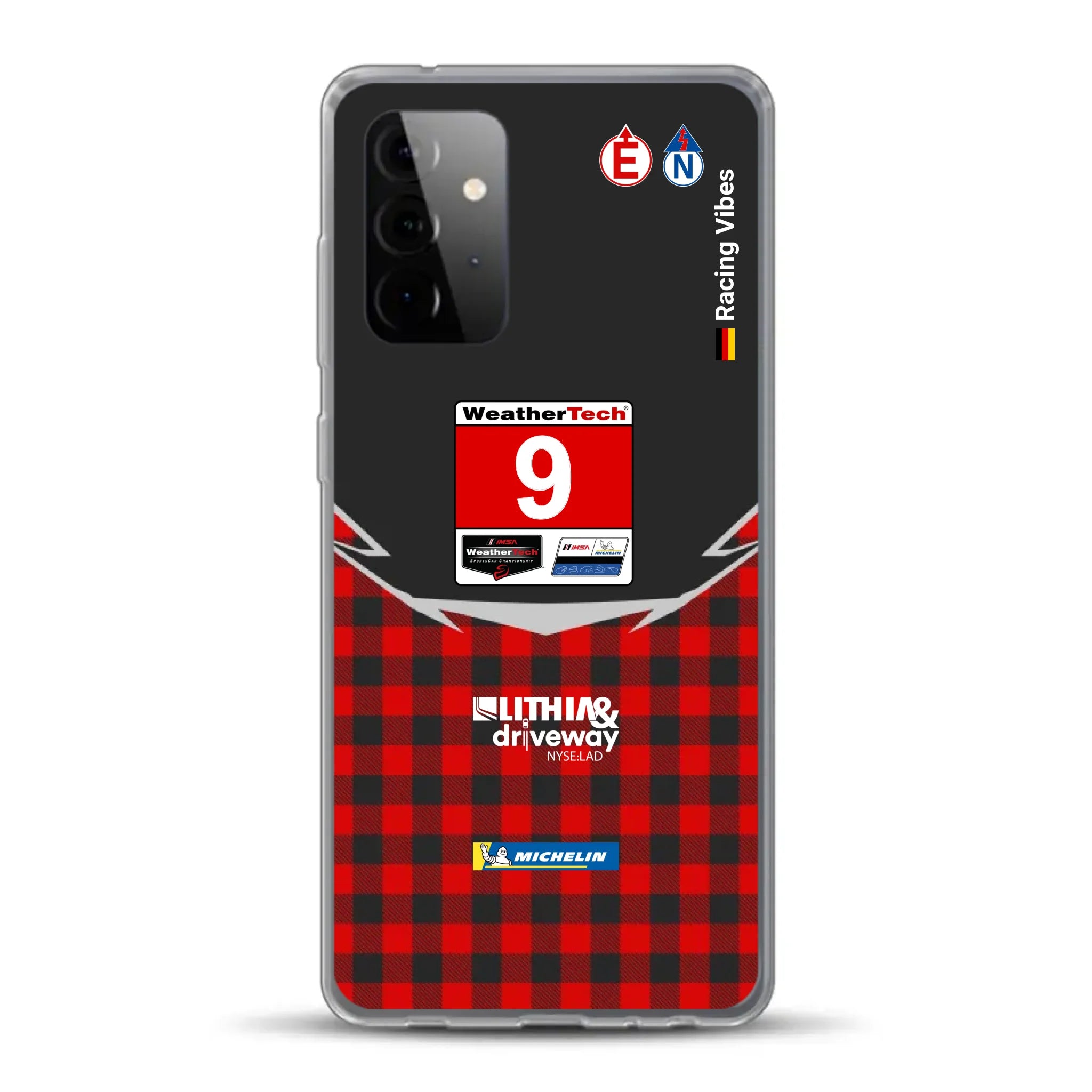 Pfaff Lamborghini Temerario GT3 IMSA 2026 Livery - Custodia per cellulare personalizzata per Samsung