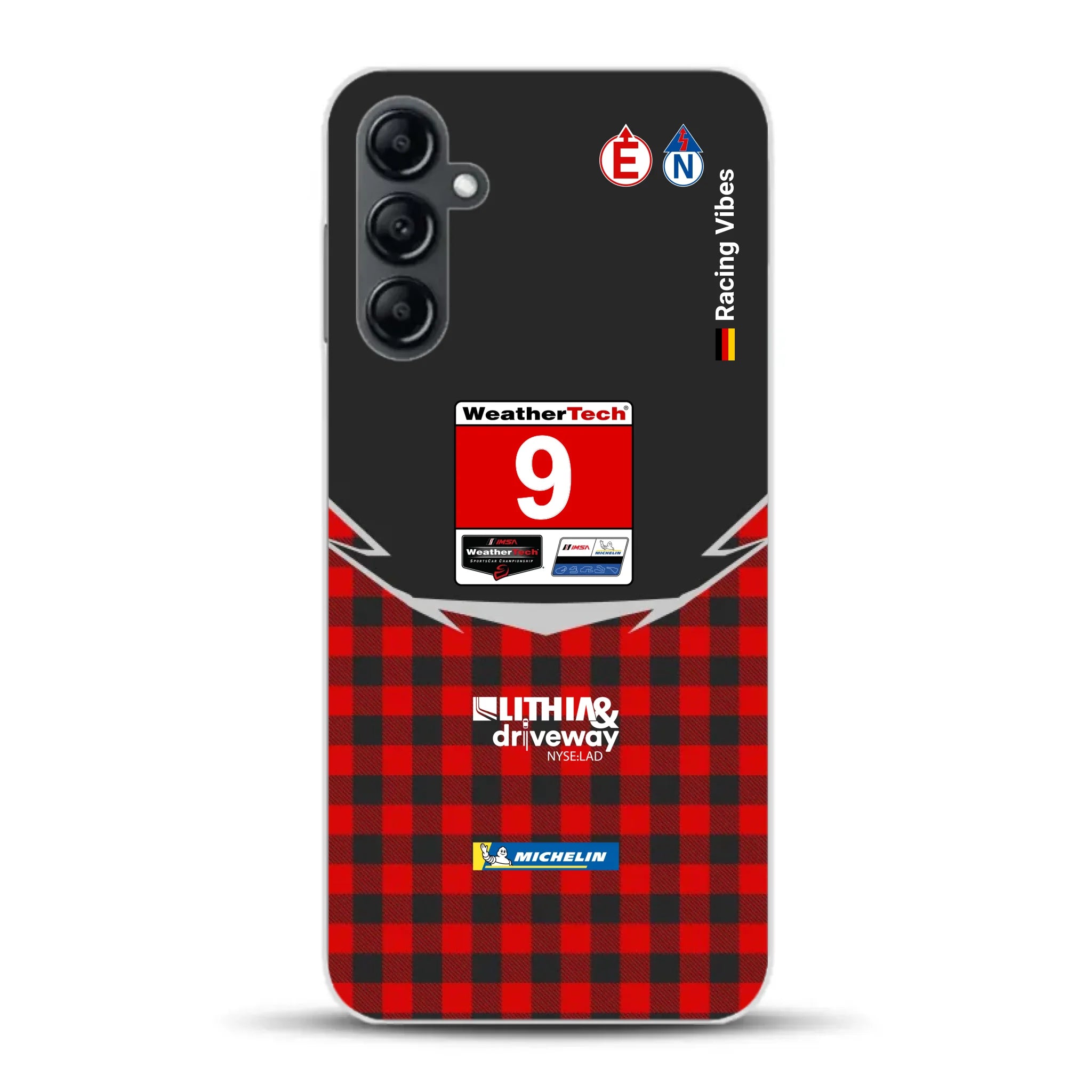 Pfaff Lamborghini Temerario GT3 IMSA 2026 Livery - Custodia per cellulare personalizzata per Samsung