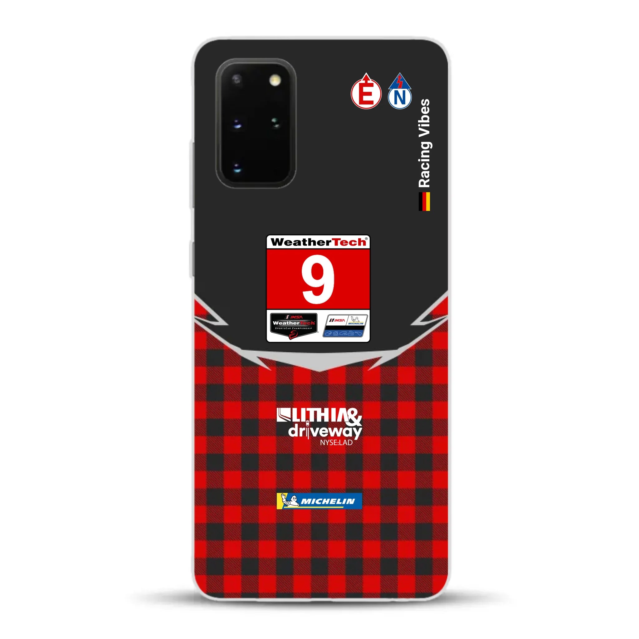 Pfaff Lamborghini Temerario GT3 IMSA 2026 Livery - Custodia per cellulare personalizzata per Samsung