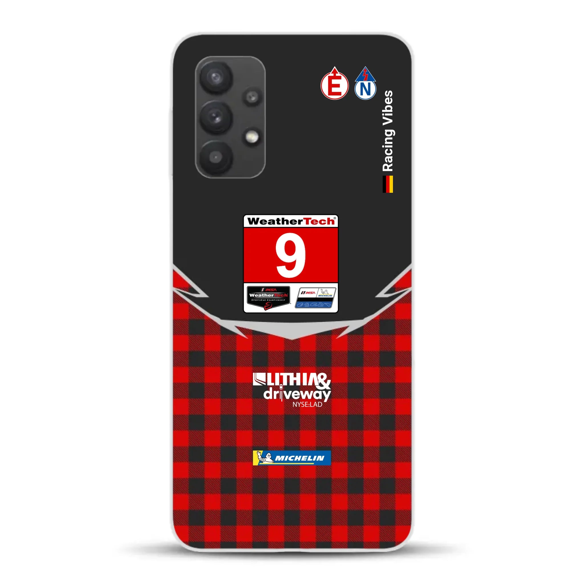 Pfaff Lamborghini Temerario GT3 IMSA 2026 Livery - Custodia per cellulare personalizzata per Samsung