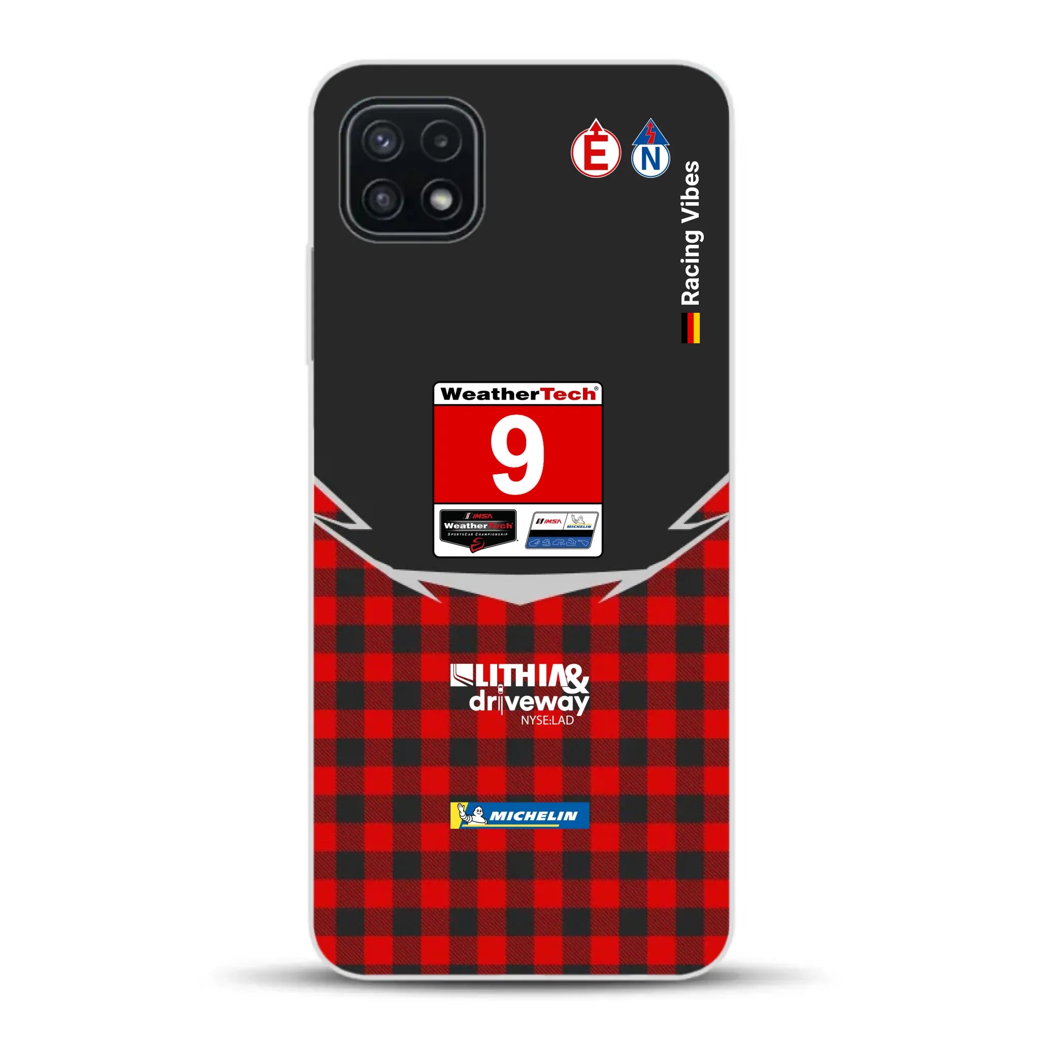 Pfaff Lamborghini Temerario GT3 IMSA 2026 Livery - Custodia per cellulare personalizzata per Samsung