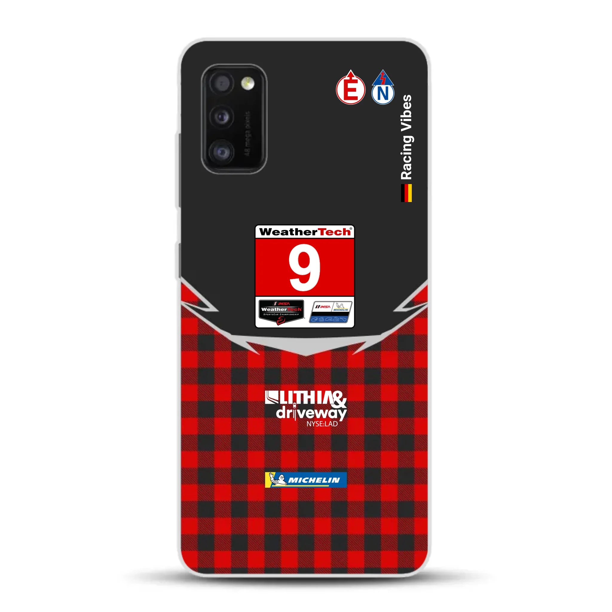 Pfaff Lamborghini Temerario GT3 IMSA 2026 Livery - Custodia per cellulare personalizzata per Samsung