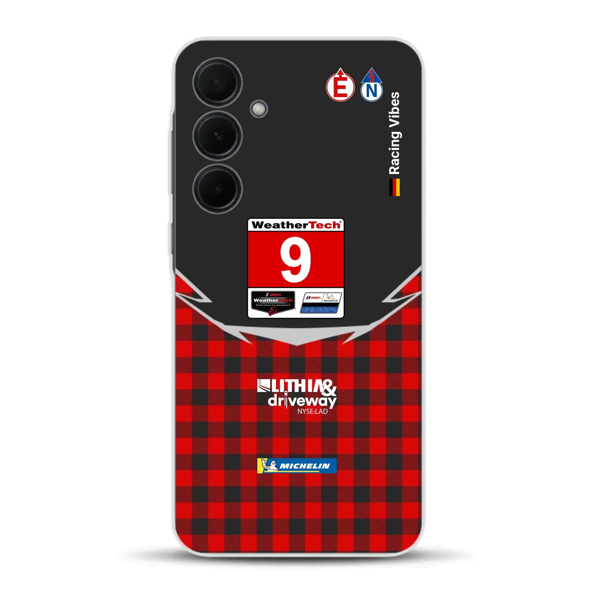 Pfaff Lamborghini Temerario GT3 IMSA 2026 Livery - Custodia per cellulare personalizzata per Samsung