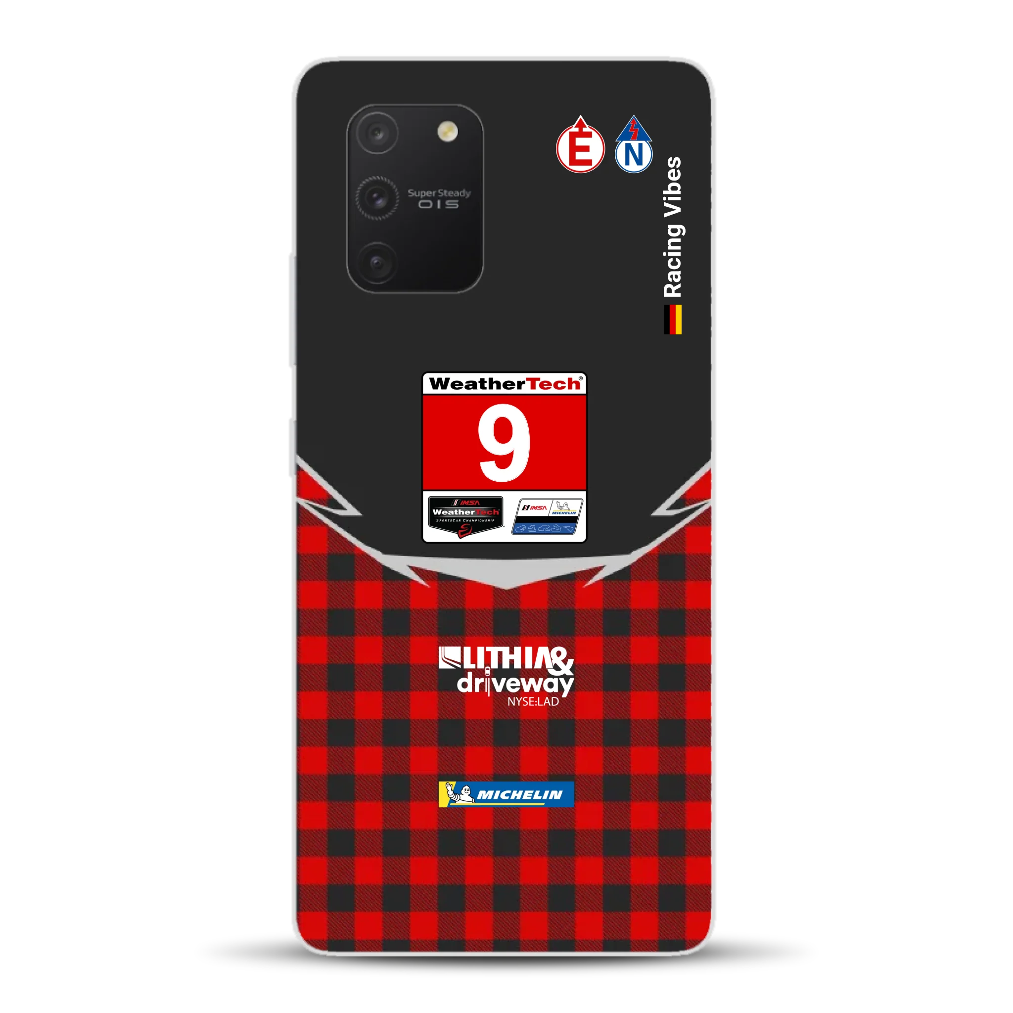 Pfaff Lamborghini Temerario GT3 IMSA 2026 Livery - Custodia per cellulare personalizzata per Samsung