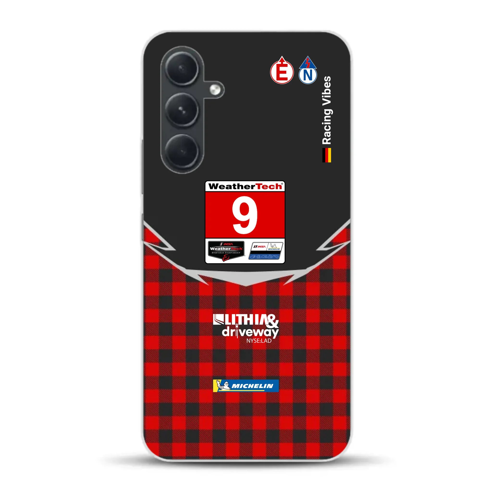 Pfaff Lamborghini Temerario GT3 IMSA 2026 Livery - Custodia per cellulare personalizzata per Samsung