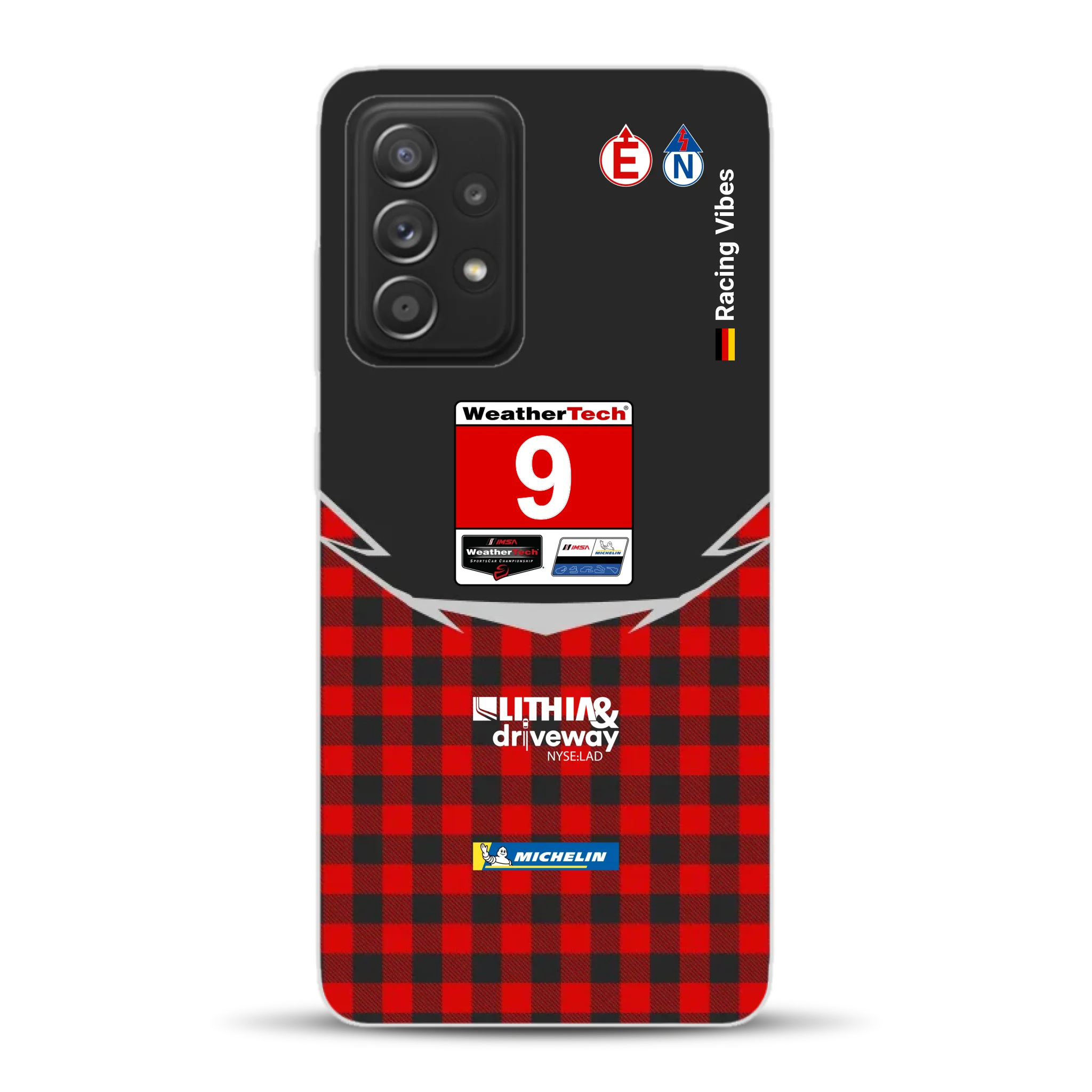 Pfaff Lamborghini Temerario GT3 IMSA 2026 Livery - Custodia per cellulare personalizzata per Samsung
