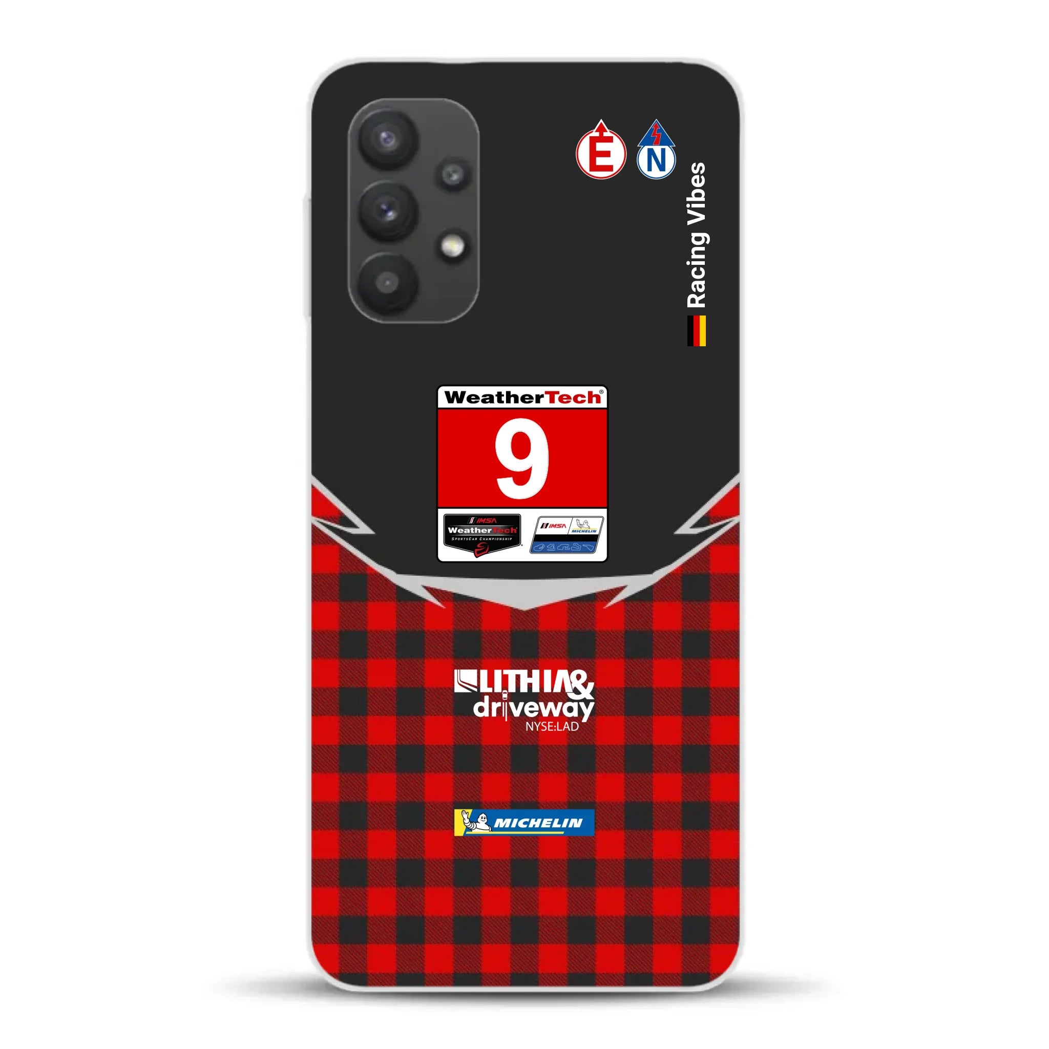 Pfaff Lamborghini Temerario GT3 IMSA 2026 Livery - Custodia per cellulare personalizzata per Samsung