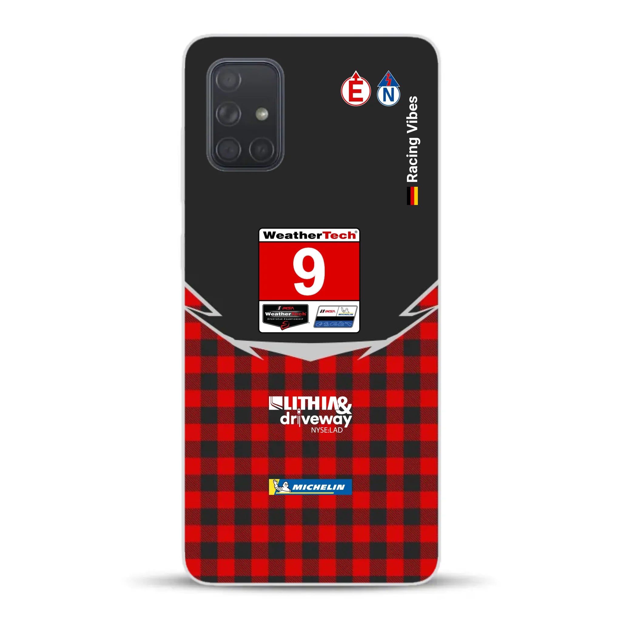 Pfaff Lamborghini Temerario GT3 IMSA 2026 Livery - Custodia per cellulare personalizzata per Samsung