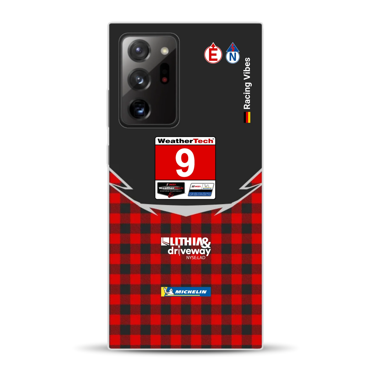 Pfaff Lamborghini Temerario GT3 IMSA 2026 Livery - Custodia per cellulare personalizzata per Samsung