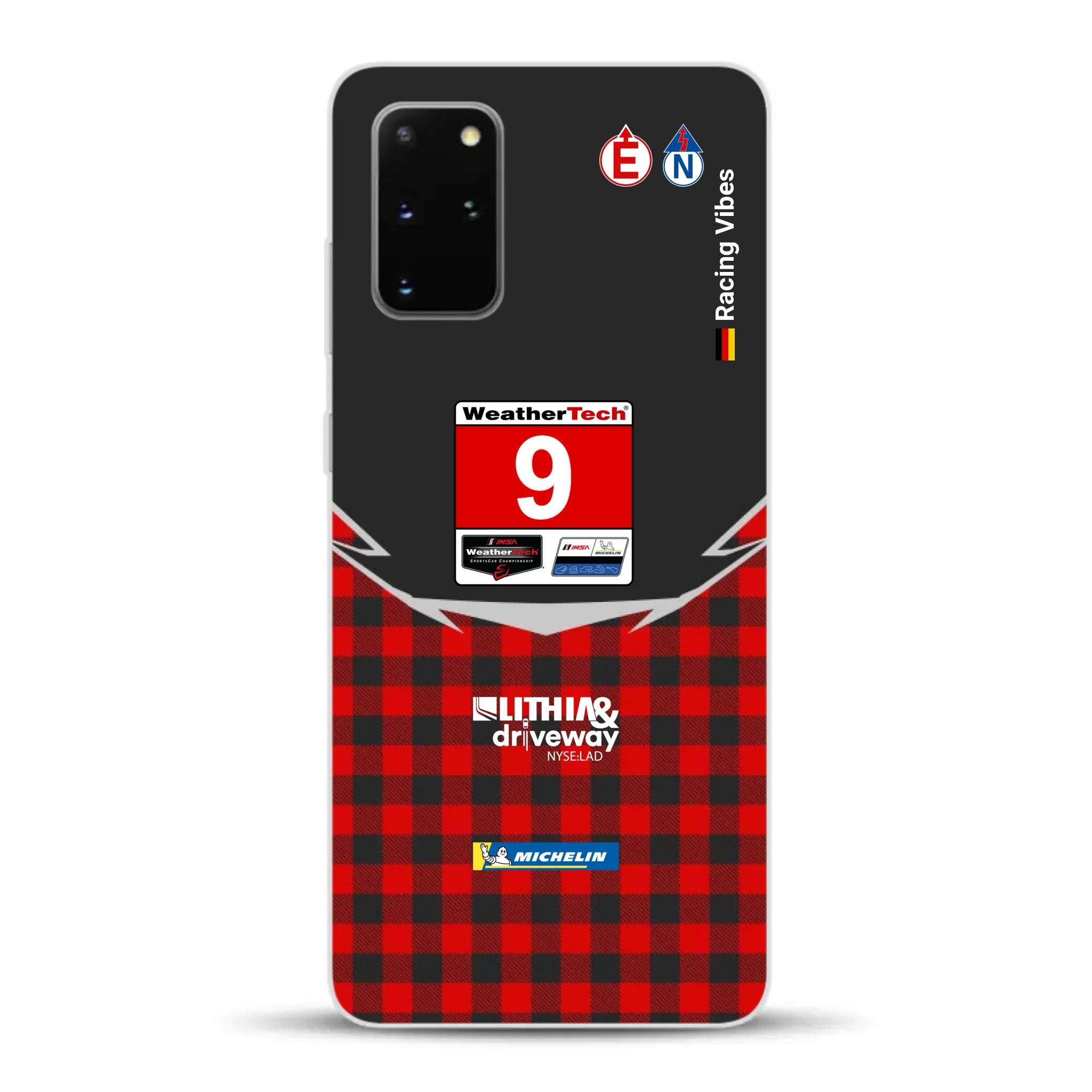 Pfaff Lamborghini Temerario GT3 IMSA 2026 Livery - Custodia per cellulare personalizzata per Samsung