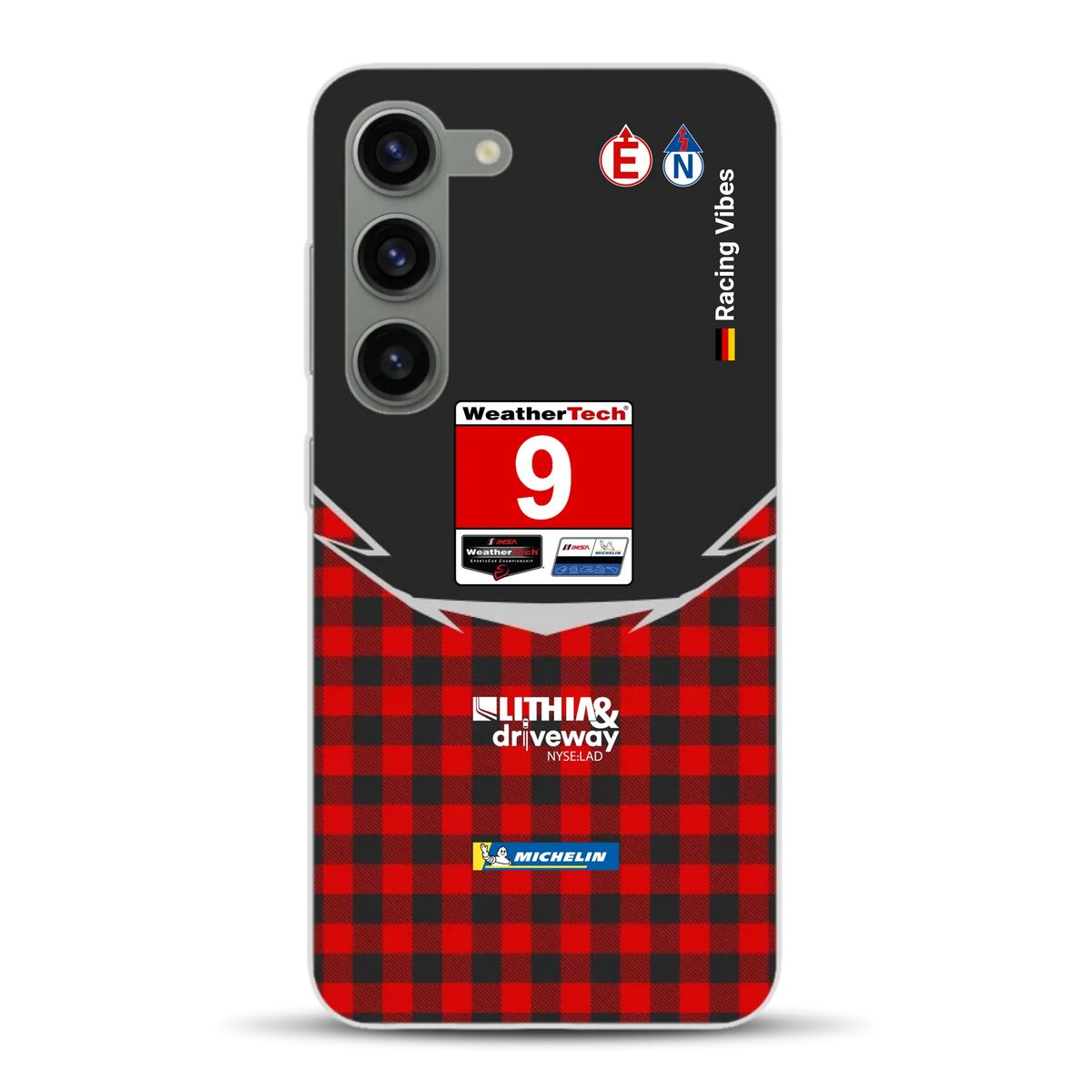 Pfaff Lamborghini Temerario GT3 IMSA 2026 Livery - Custodia per cellulare personalizzata per Samsung