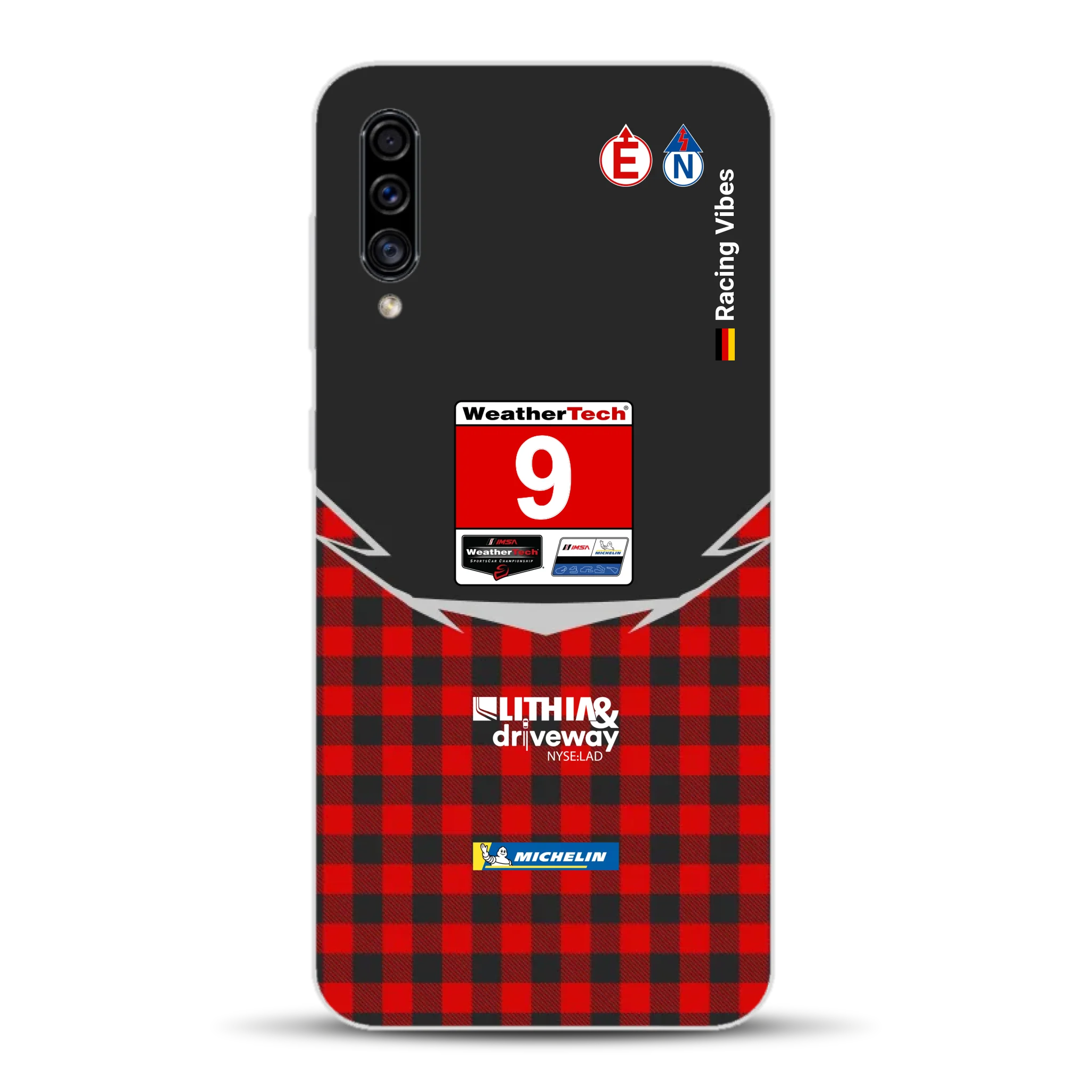 Pfaff Lamborghini Temerario GT3 IMSA 2026 Livery - Custodia per cellulare personalizzata per Samsung
