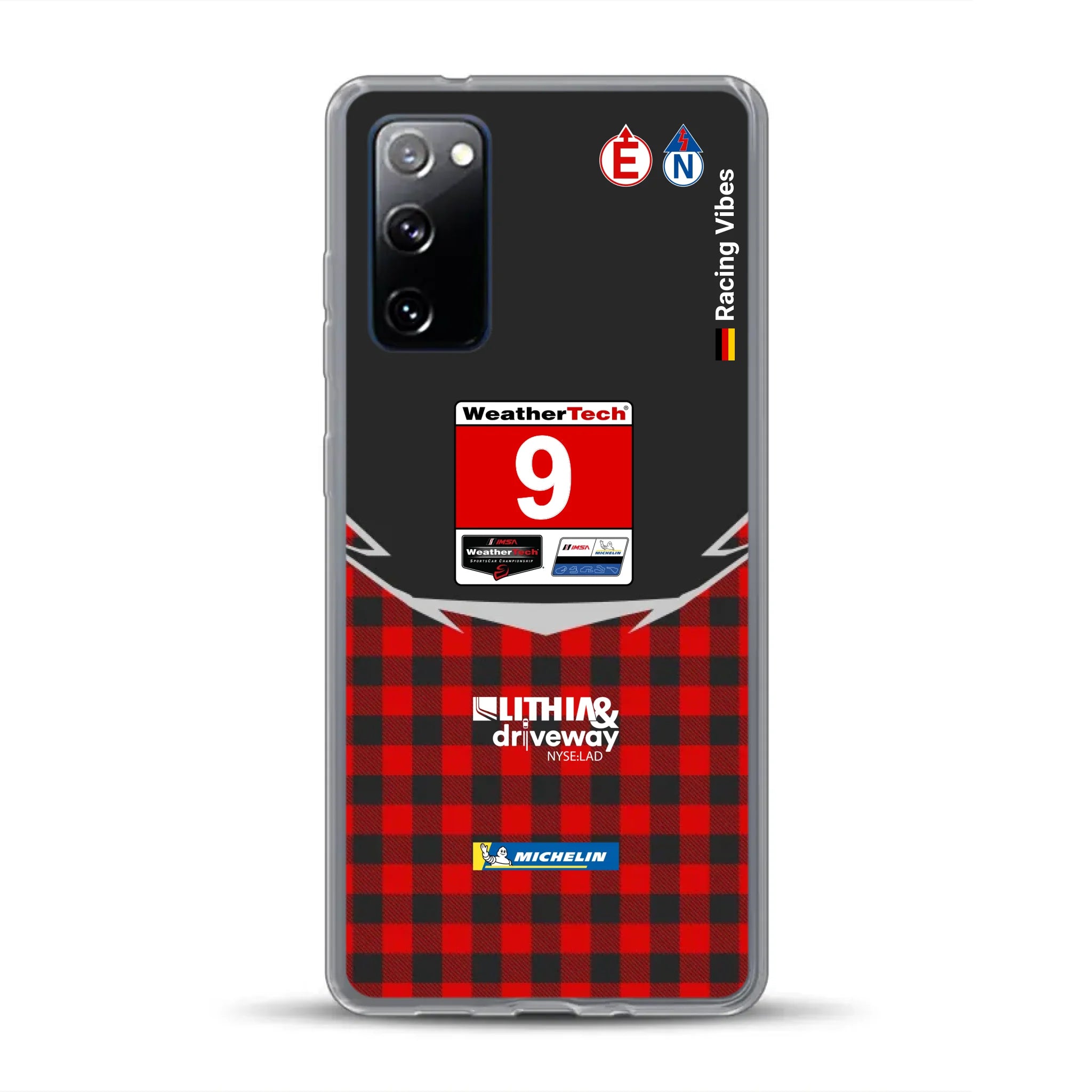 Pfaff Lamborghini Temerario GT3 IMSA 2026 Livery - Custodia per cellulare personalizzata per Samsung