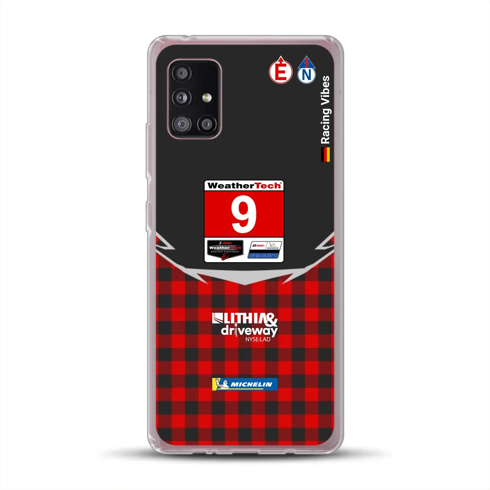 Pfaff Lamborghini Temerario GT3 IMSA 2026 Livery - Custodia per cellulare personalizzata per Samsung