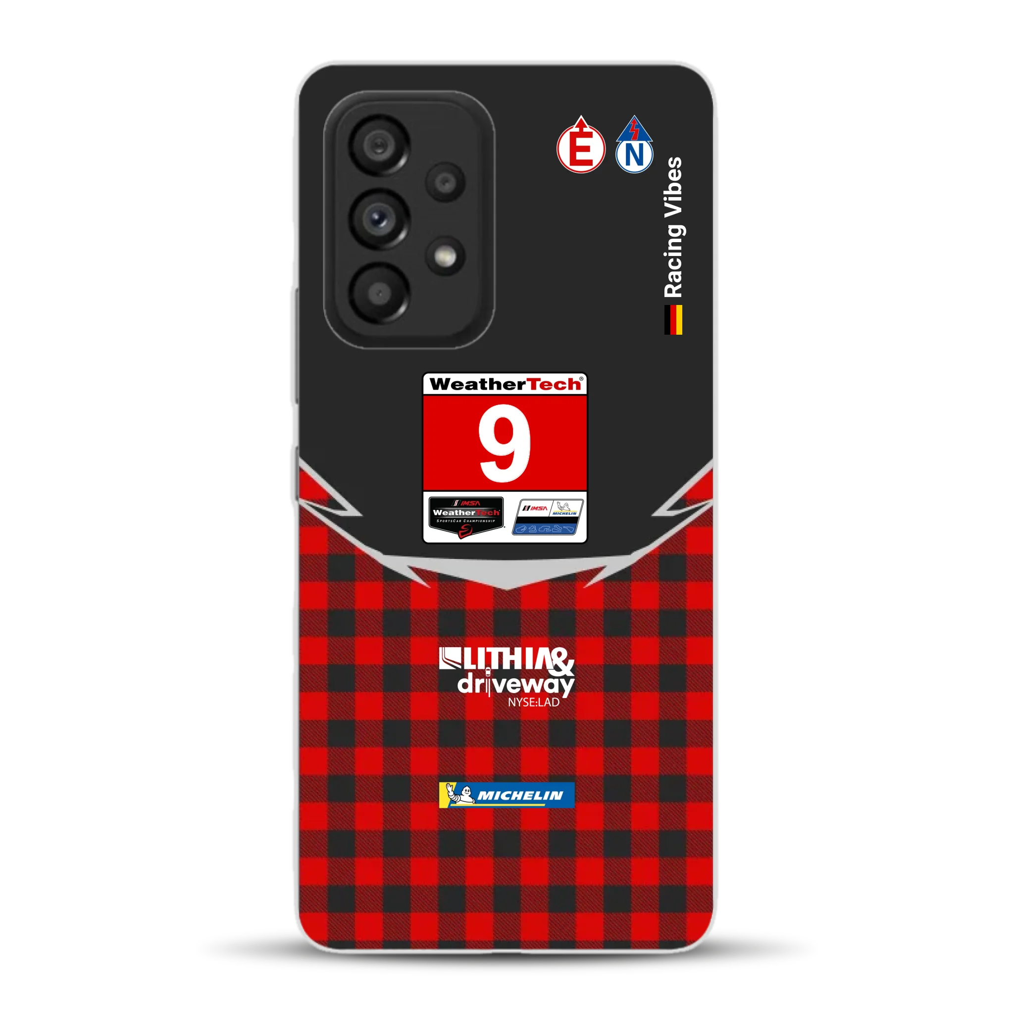 Pfaff Lamborghini Temerario GT3 IMSA 2026 Livery - Custodia per cellulare personalizzata per Samsung