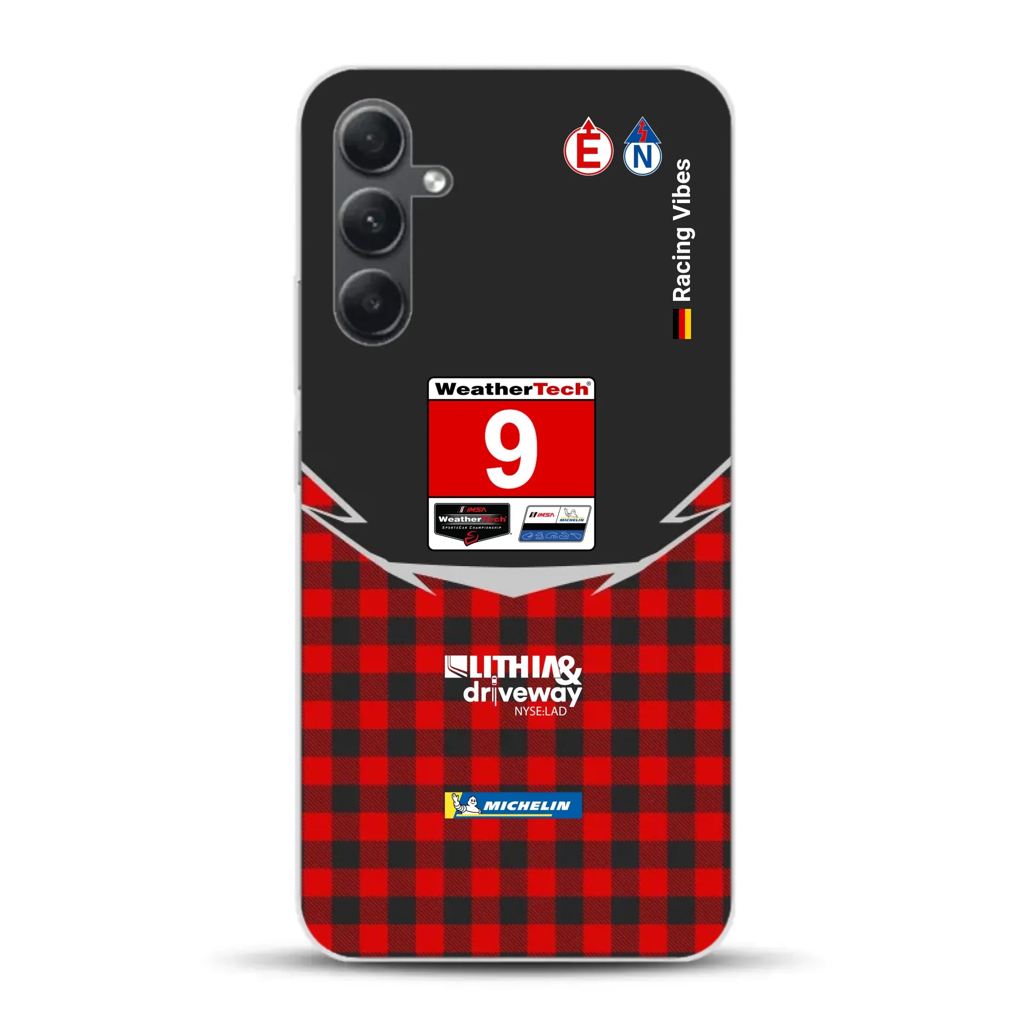Pfaff Lamborghini Temerario GT3 IMSA 2026 Livery - Custodia per cellulare personalizzata per Samsung