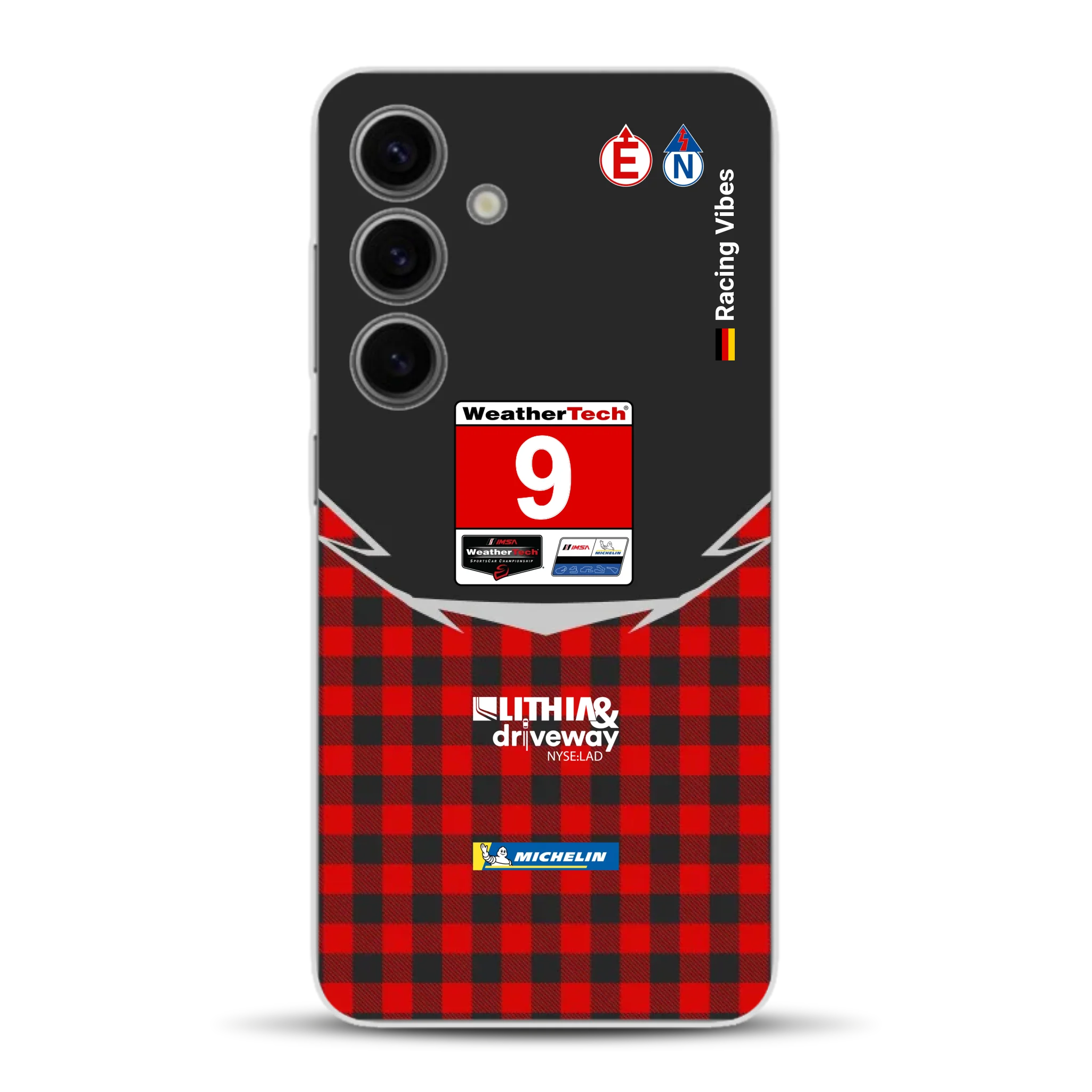 Pfaff Lamborghini Temerario GT3 IMSA 2026 Livery - Custodia per cellulare personalizzata per Samsung