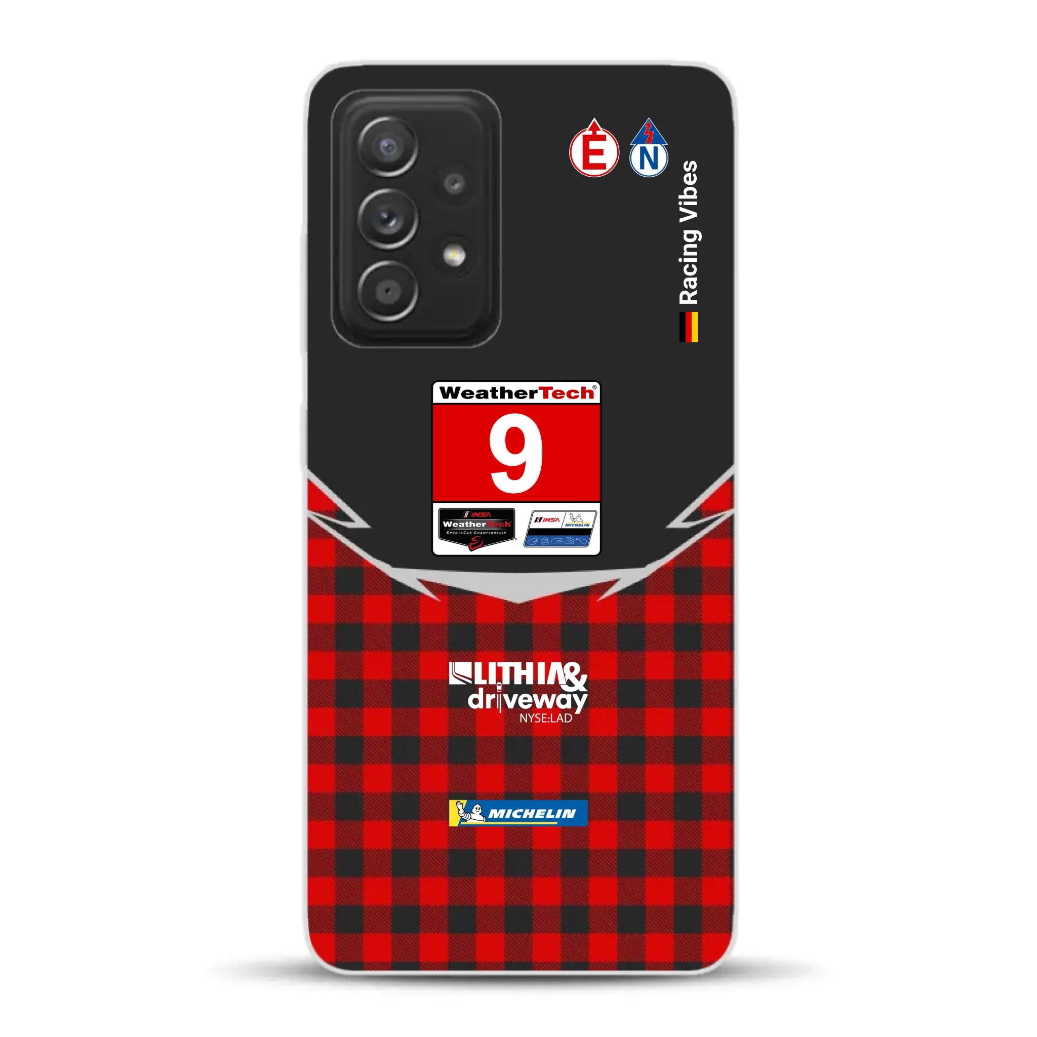Pfaff Lamborghini Temerario GT3 IMSA 2026 Livery - Custodia per cellulare personalizzata per Samsung