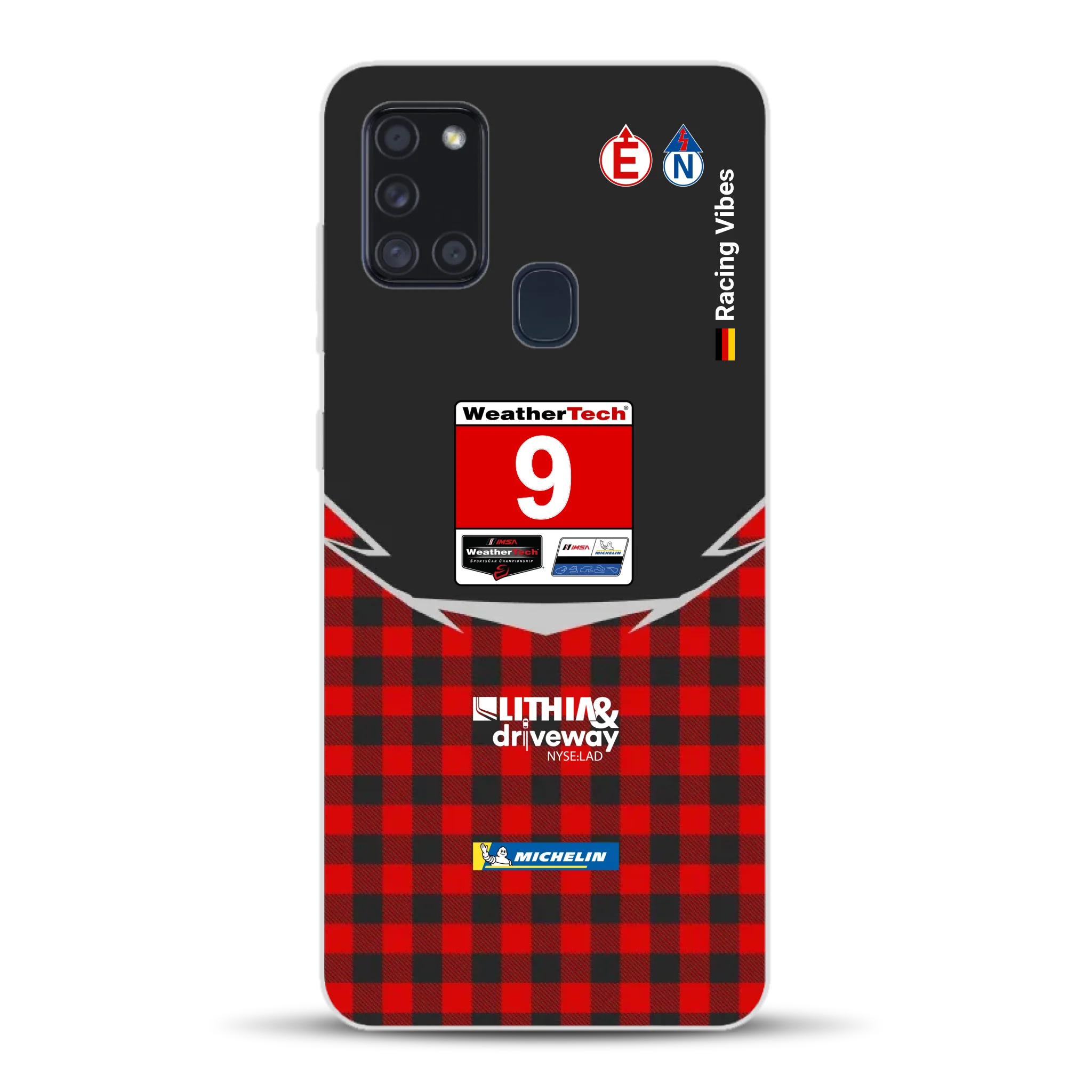 Pfaff Lamborghini Temerario GT3 IMSA 2026 Livery - Custodia per cellulare personalizzata per Samsung