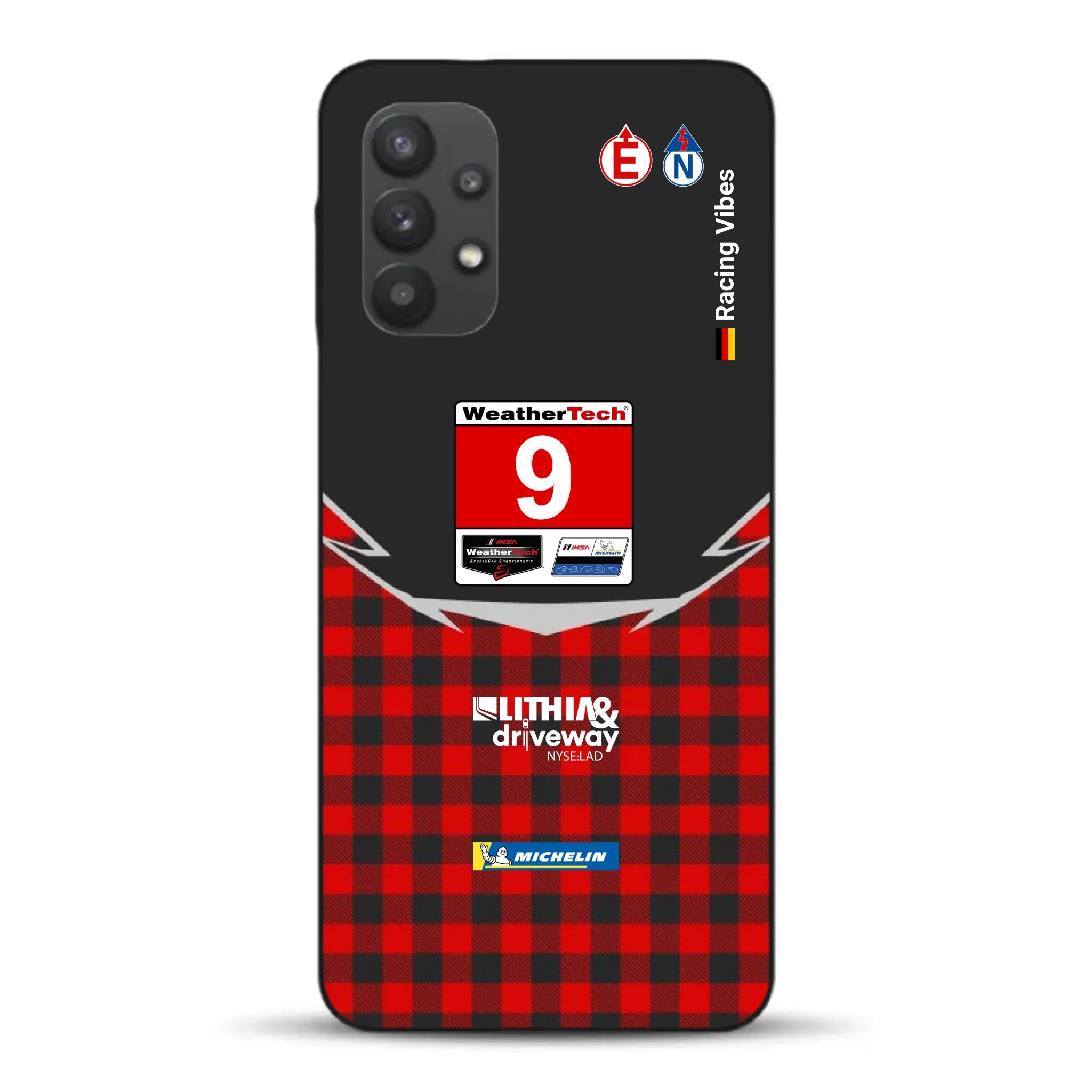 Pfaff Lamborghini Temerario GT3 IMSA 2026 Livery - Custodia per cellulare personalizzata per Samsung