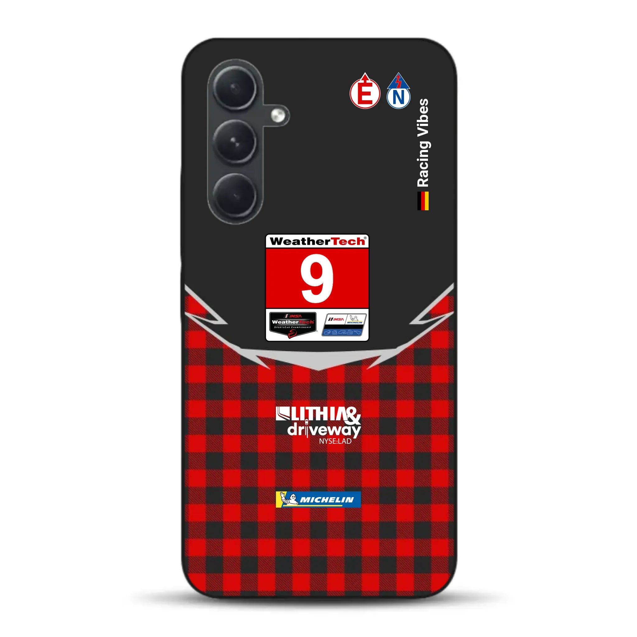 Pfaff Lamborghini Temerario GT3 IMSA 2026 Livery - Custodia per cellulare personalizzata per Samsung