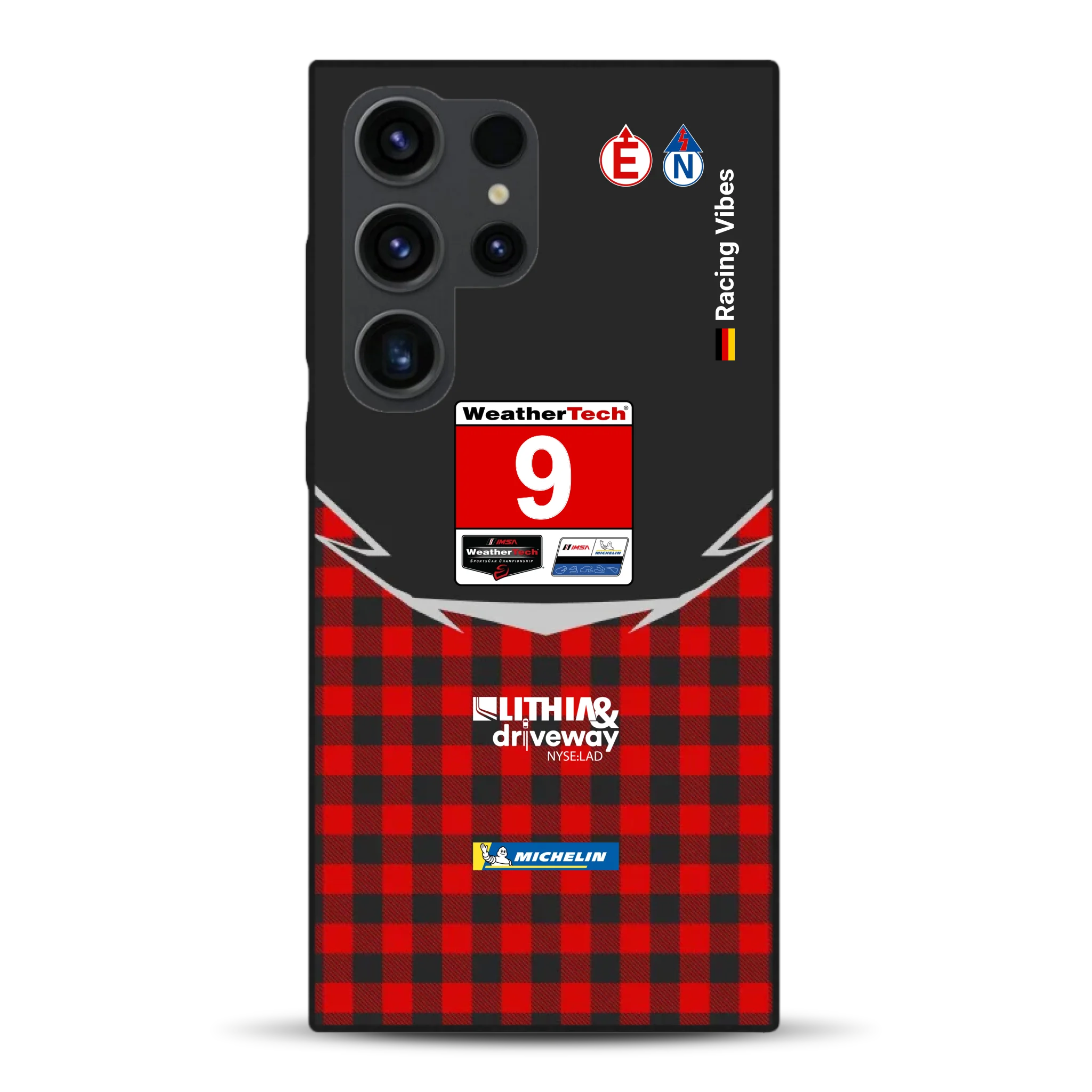 Pfaff Lamborghini Temerario GT3 IMSA 2026 Livery - Custodia per cellulare personalizzata per Samsung
