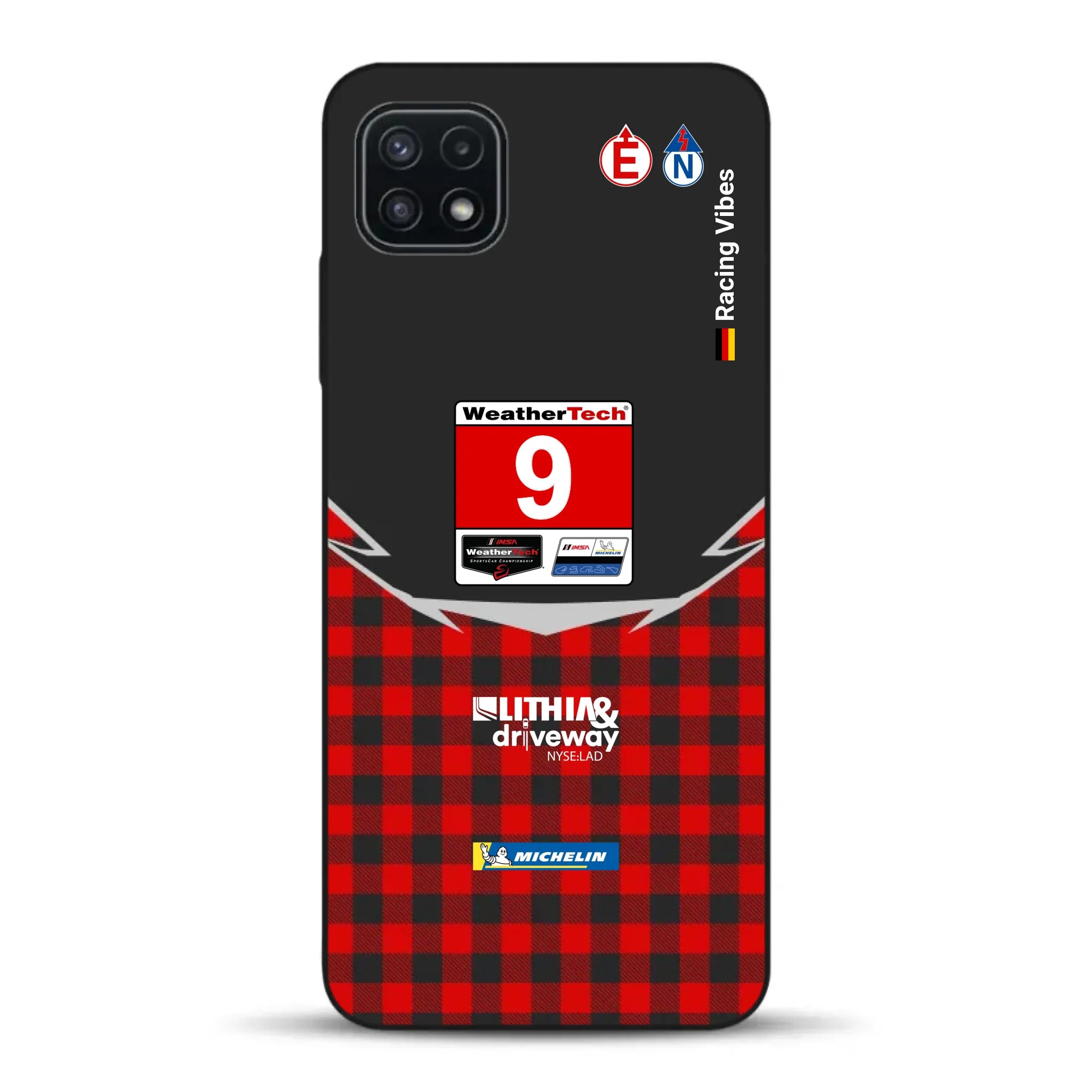 Pfaff Lamborghini Temerario GT3 IMSA 2026 Livery - Custodia per cellulare personalizzata per Samsung