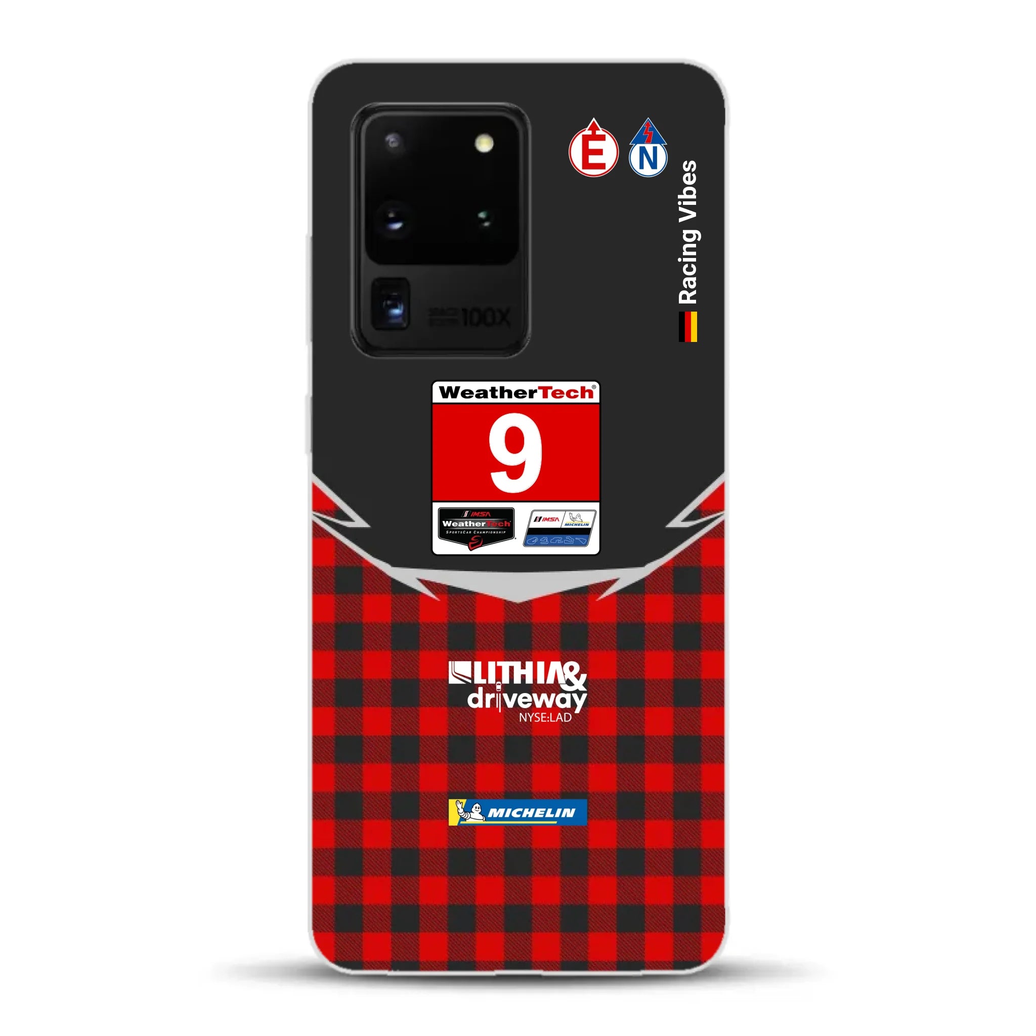 Pfaff Lamborghini Temerario GT3 IMSA 2026 Livery - Custodia per cellulare personalizzata per Samsung