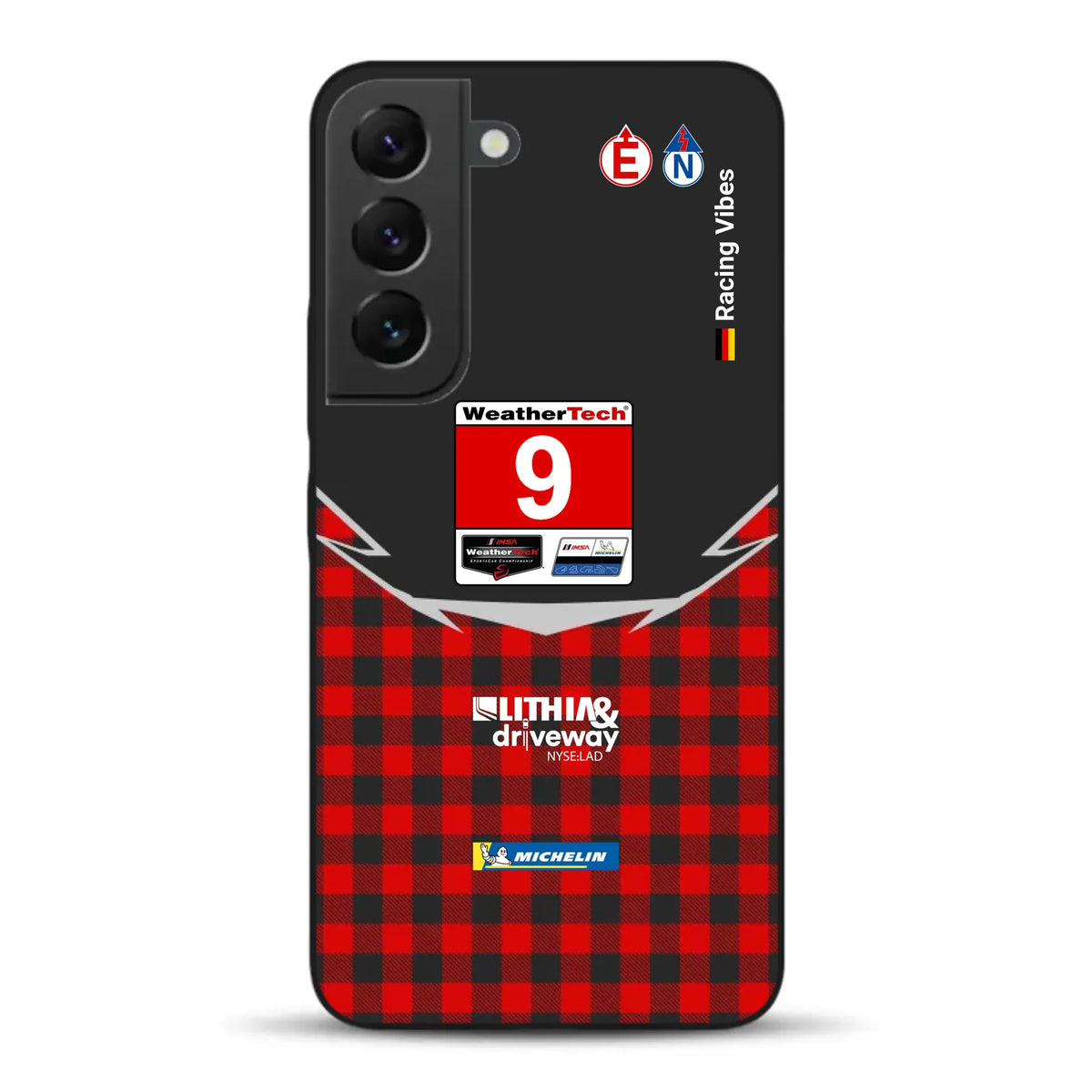 Pfaff Lamborghini Temerario GT3 IMSA 2026 Livery - Custodia per cellulare personalizzata per Samsung