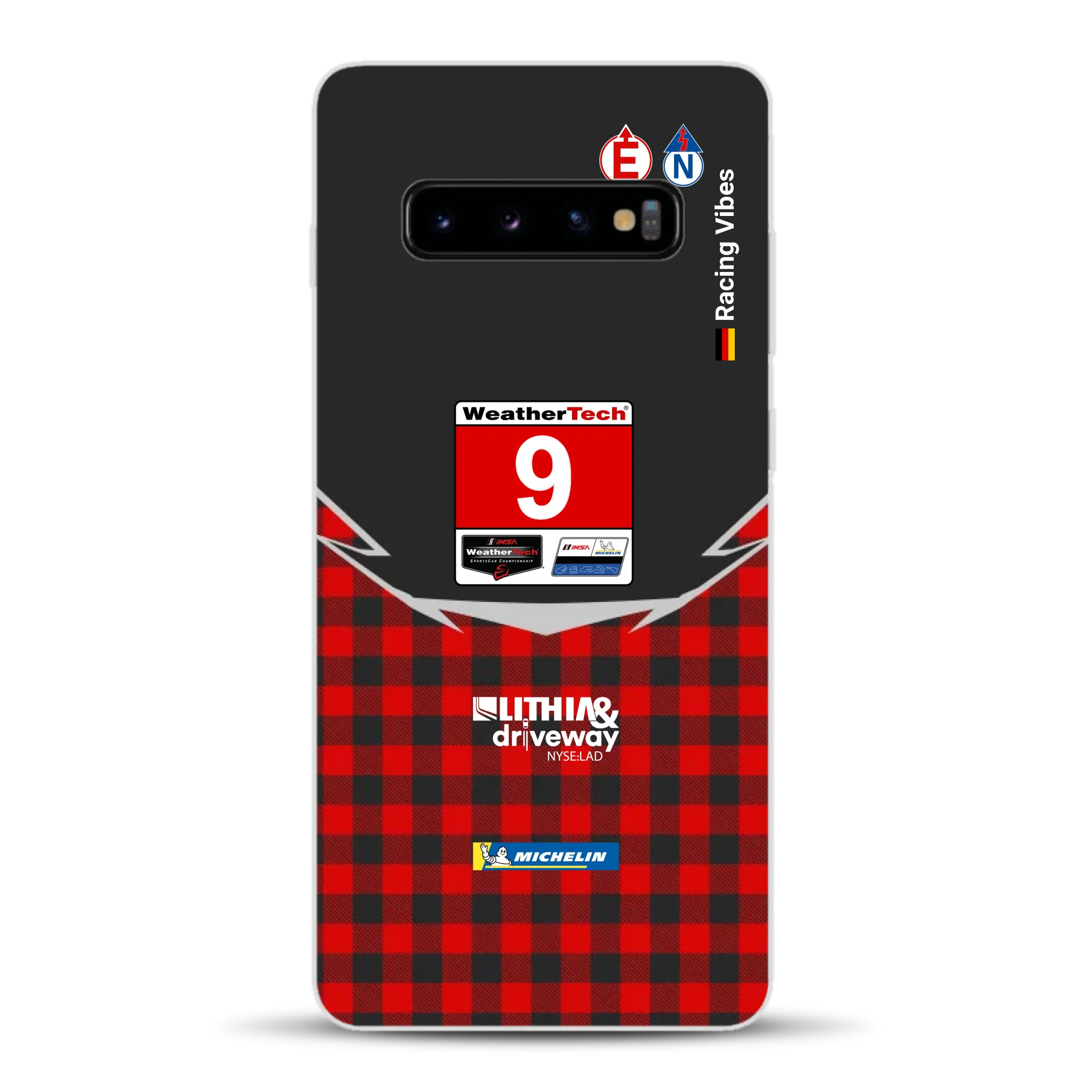 Pfaff Lamborghini Temerario GT3 IMSA 2026 Livery - Custodia per cellulare personalizzata per Samsung