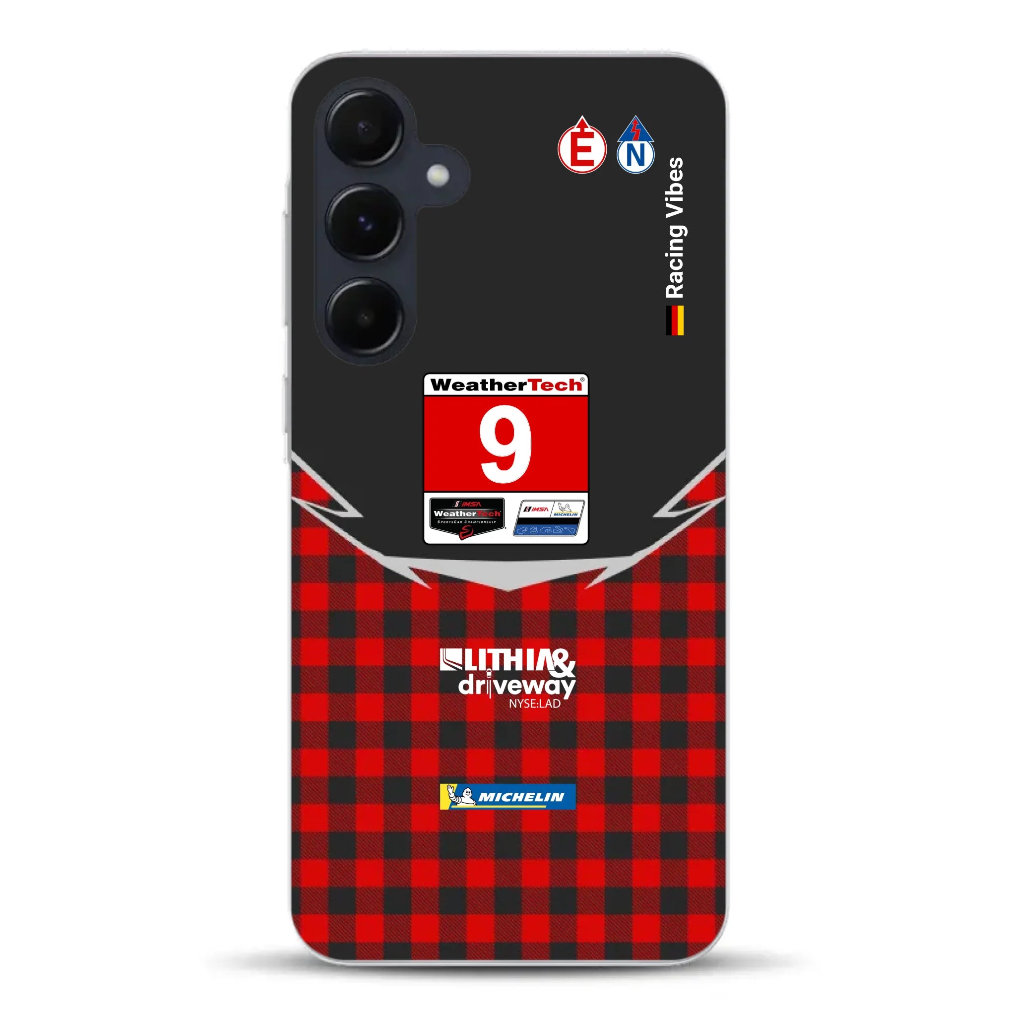 Pfaff Lamborghini Temerario GT3 IMSA 2026 Livery - Custodia per cellulare personalizzata per Samsung