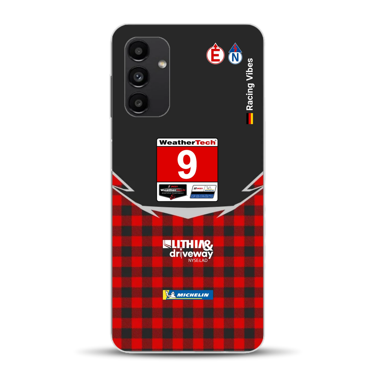 Pfaff Lamborghini Temerario GT3 IMSA 2026 Livery - Custodia per cellulare personalizzata per Samsung