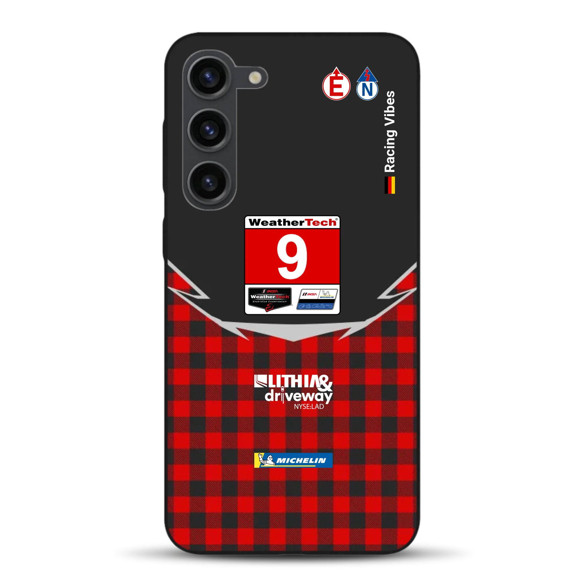 Pfaff Lamborghini Temerario GT3 IMSA 2026 Livery - Custodia per cellulare personalizzata per Samsung