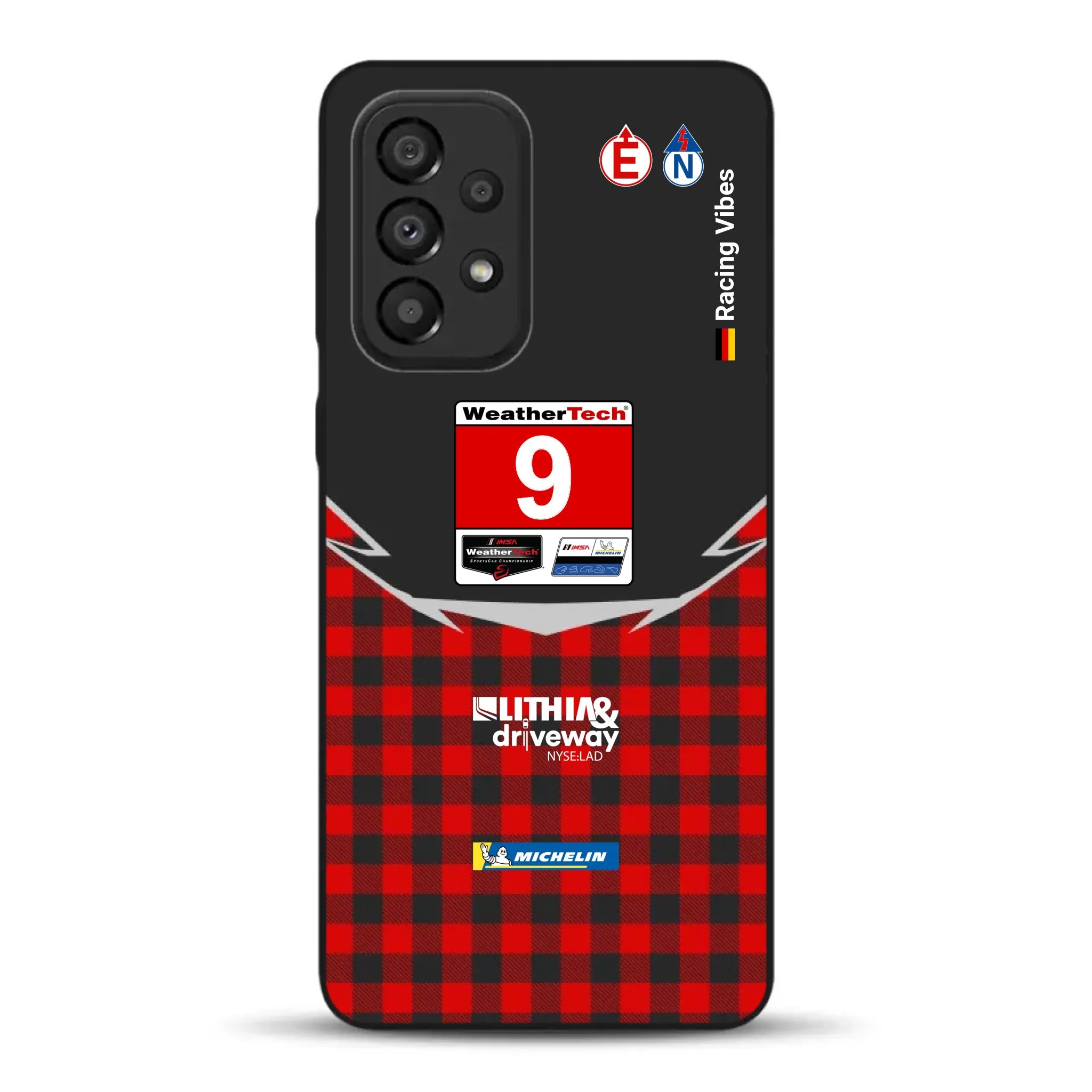 Pfaff Lamborghini Temerario GT3 IMSA 2026 Livery - Custodia per cellulare personalizzata per Samsung