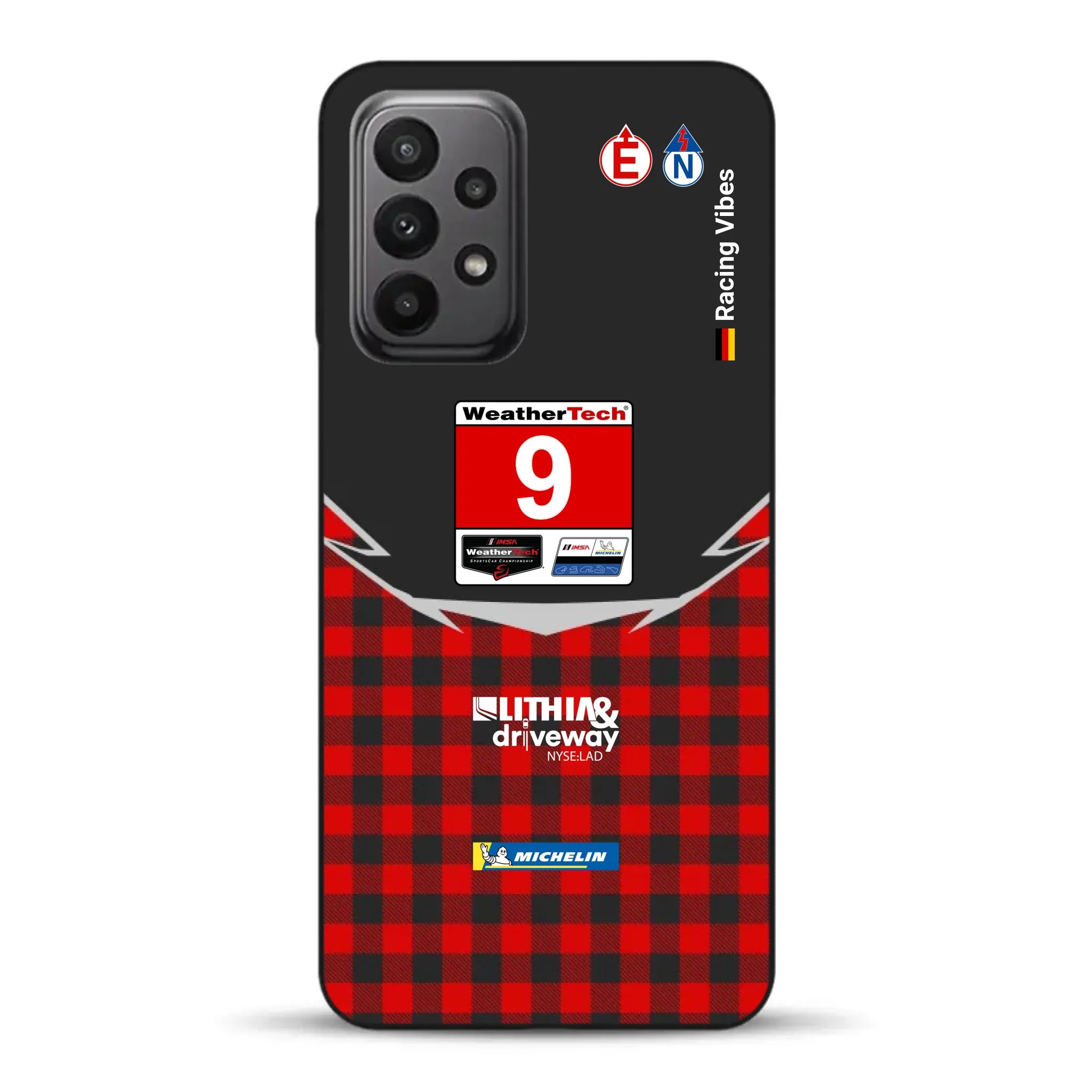 Pfaff Lamborghini Temerario GT3 IMSA 2026 Livery - Custodia per cellulare personalizzata per Samsung