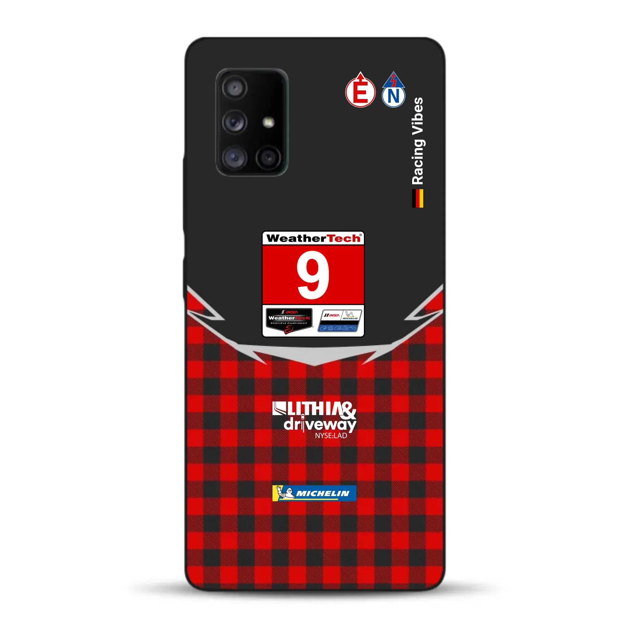Pfaff Lamborghini Temerario GT3 IMSA 2026 Livery - Custodia per cellulare personalizzata per Samsung
