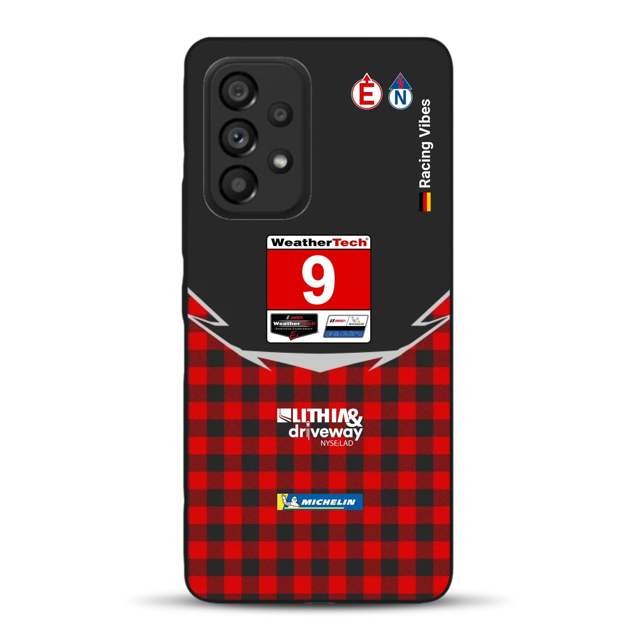 Pfaff Lamborghini Temerario GT3 IMSA 2026 Livery - Custodia per cellulare personalizzata per Samsung