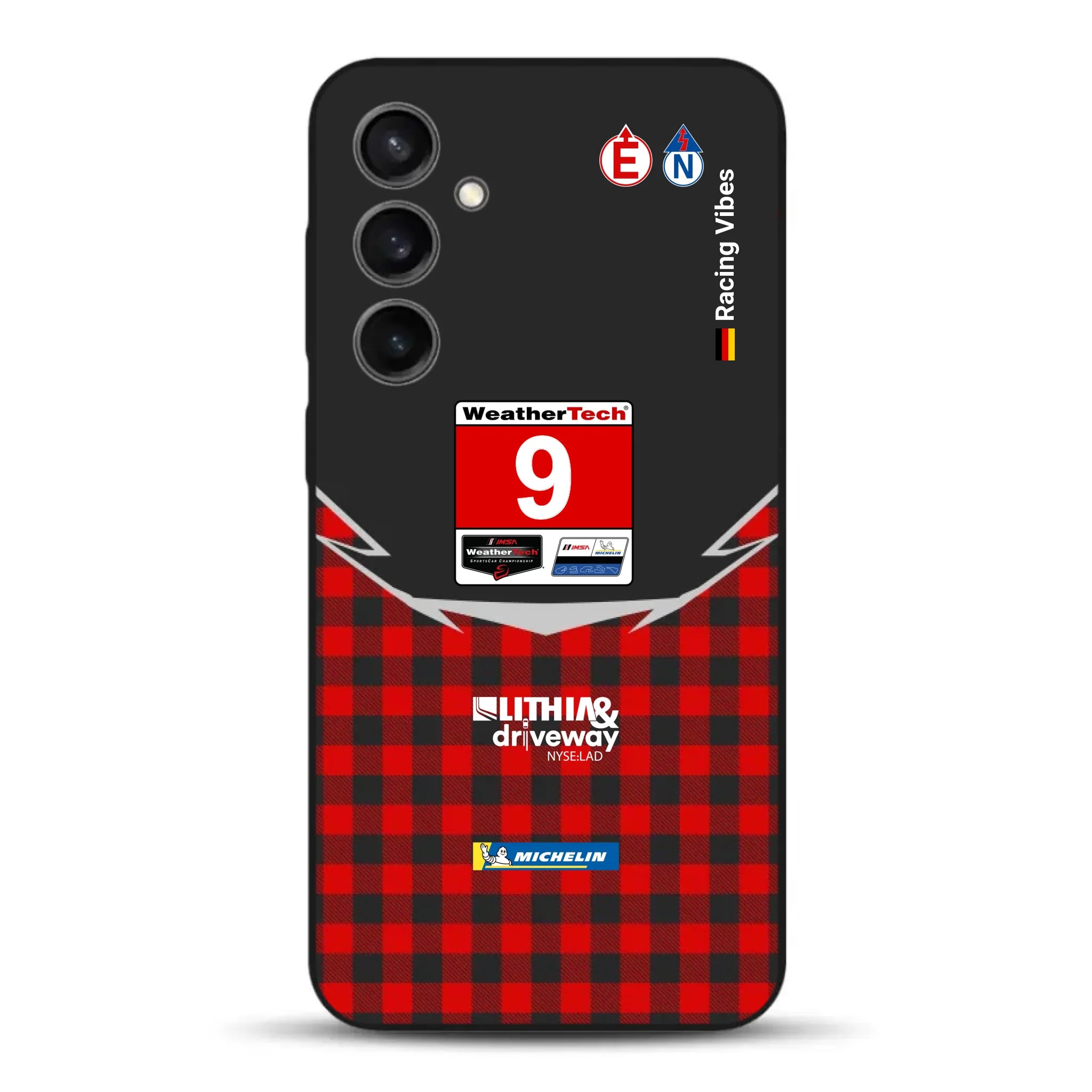 Pfaff Lamborghini Temerario GT3 IMSA 2026 Livery - Custodia per cellulare personalizzata per Samsung