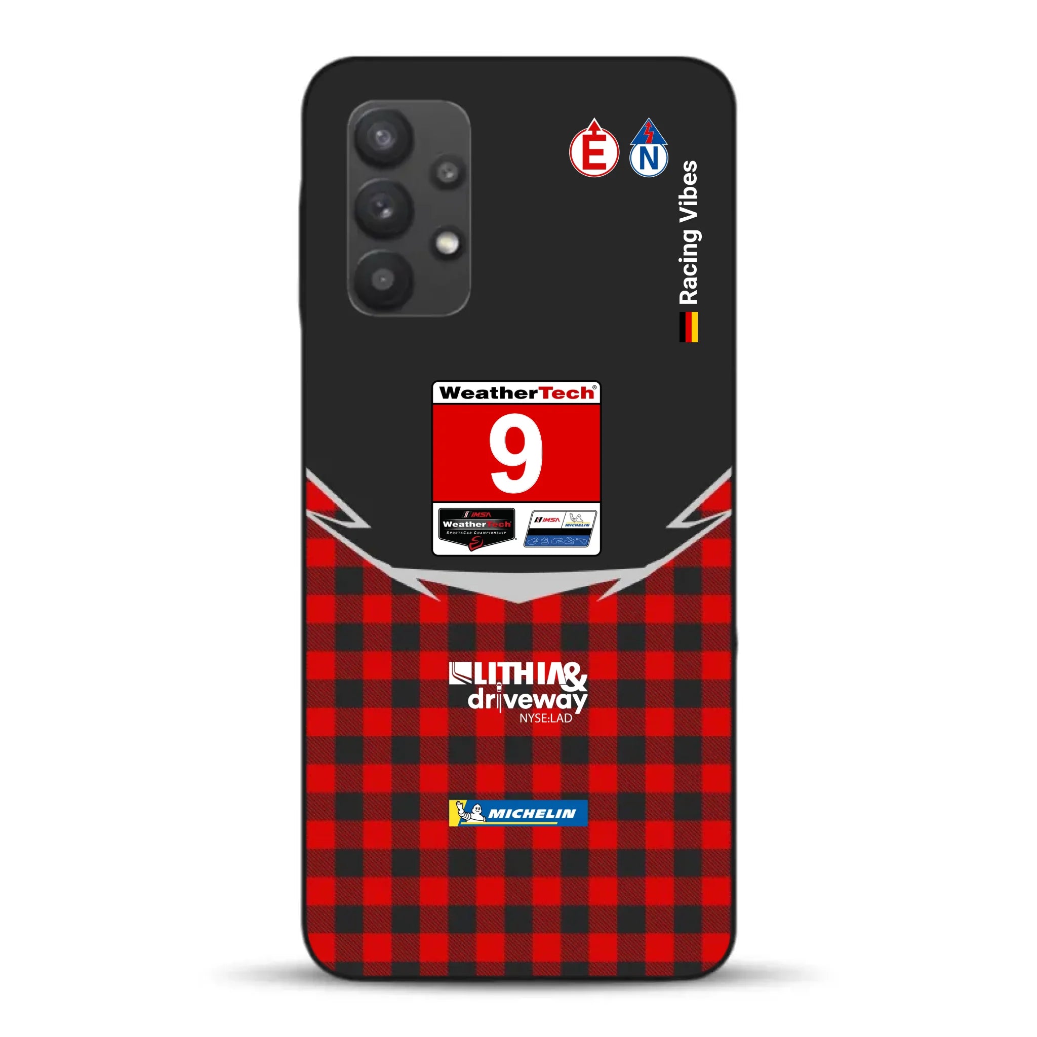 Pfaff Lamborghini Temerario GT3 IMSA 2026 Livery - Custodia per cellulare personalizzata per Samsung