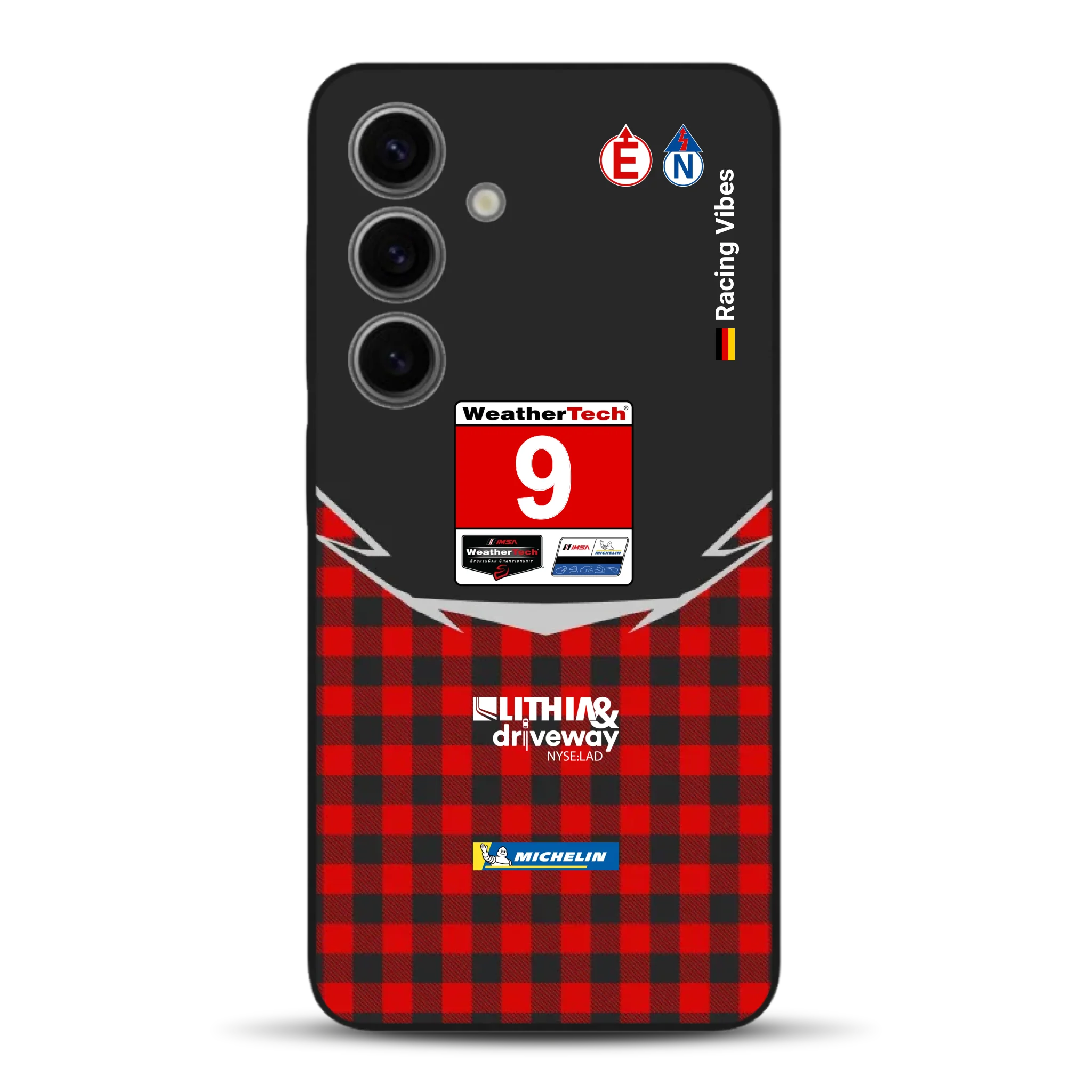 Pfaff Lamborghini Temerario GT3 IMSA 2026 Livery - Custodia per cellulare personalizzata per Samsung
