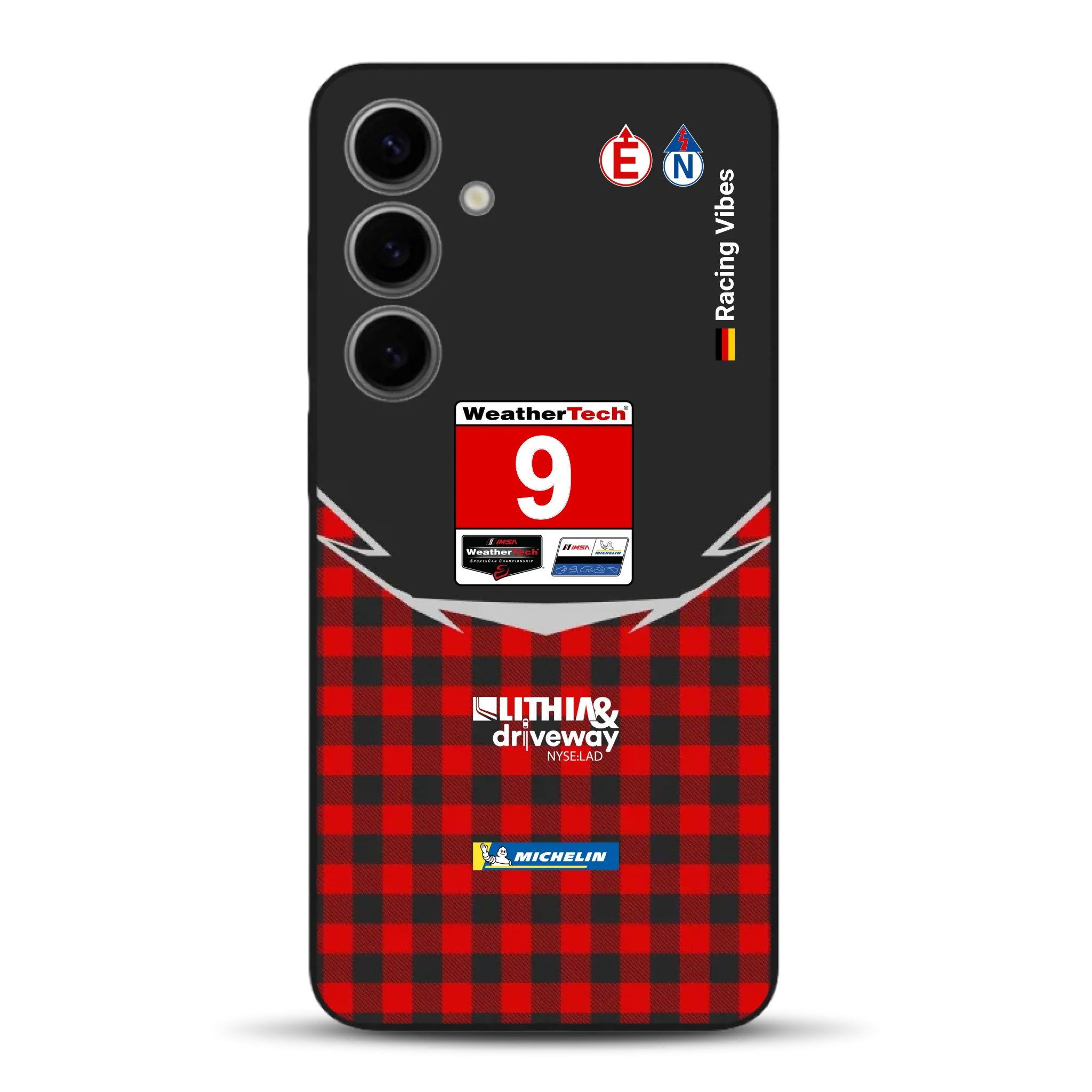 Pfaff Lamborghini Temerario GT3 IMSA 2026 Livery - Custodia per cellulare personalizzata per Samsung